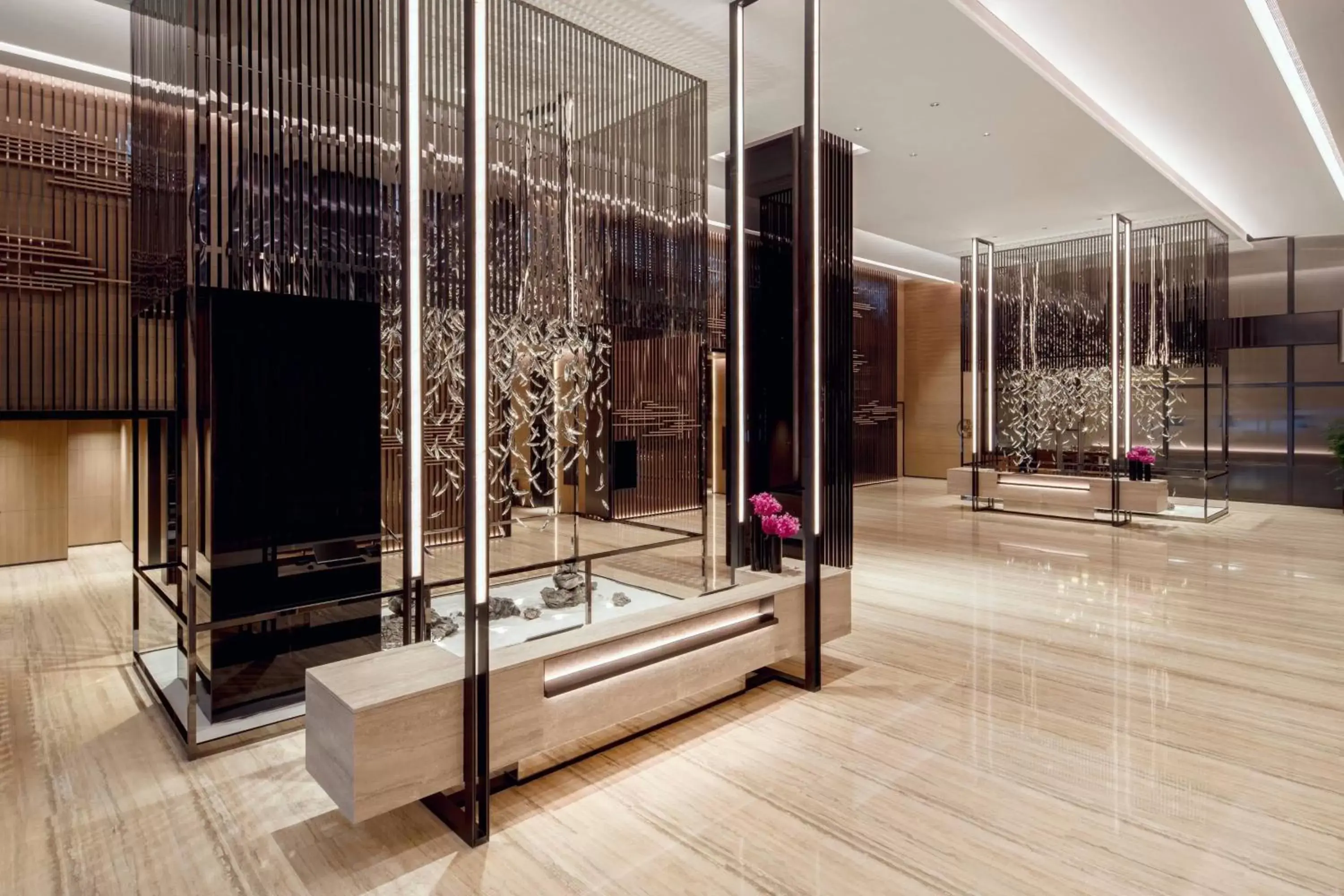 Lobby or reception, TV/Entertainment Center in Renaissance Shenzhen Bay Hotel