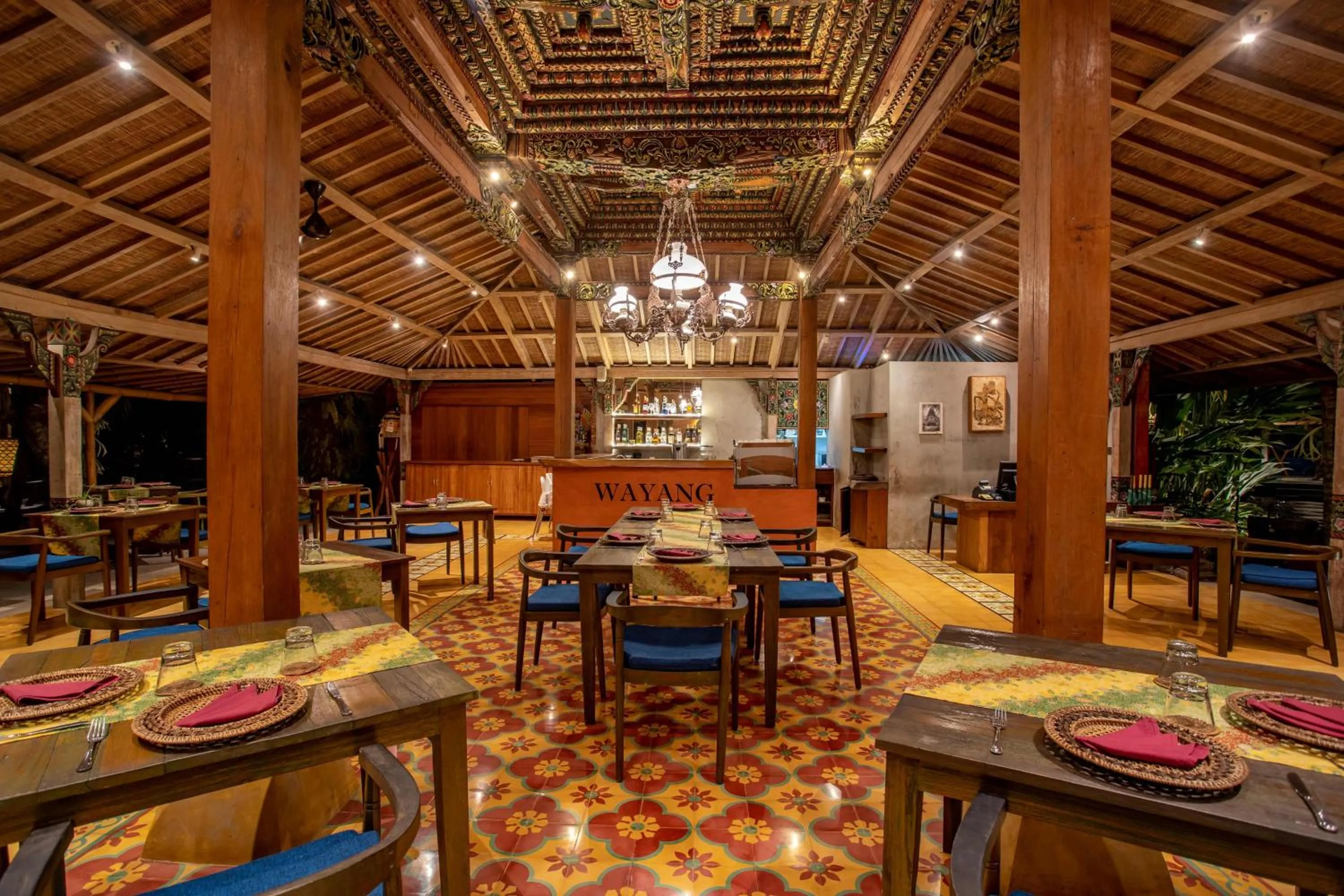 Restaurant/places to eat in Arya Villas Ubud