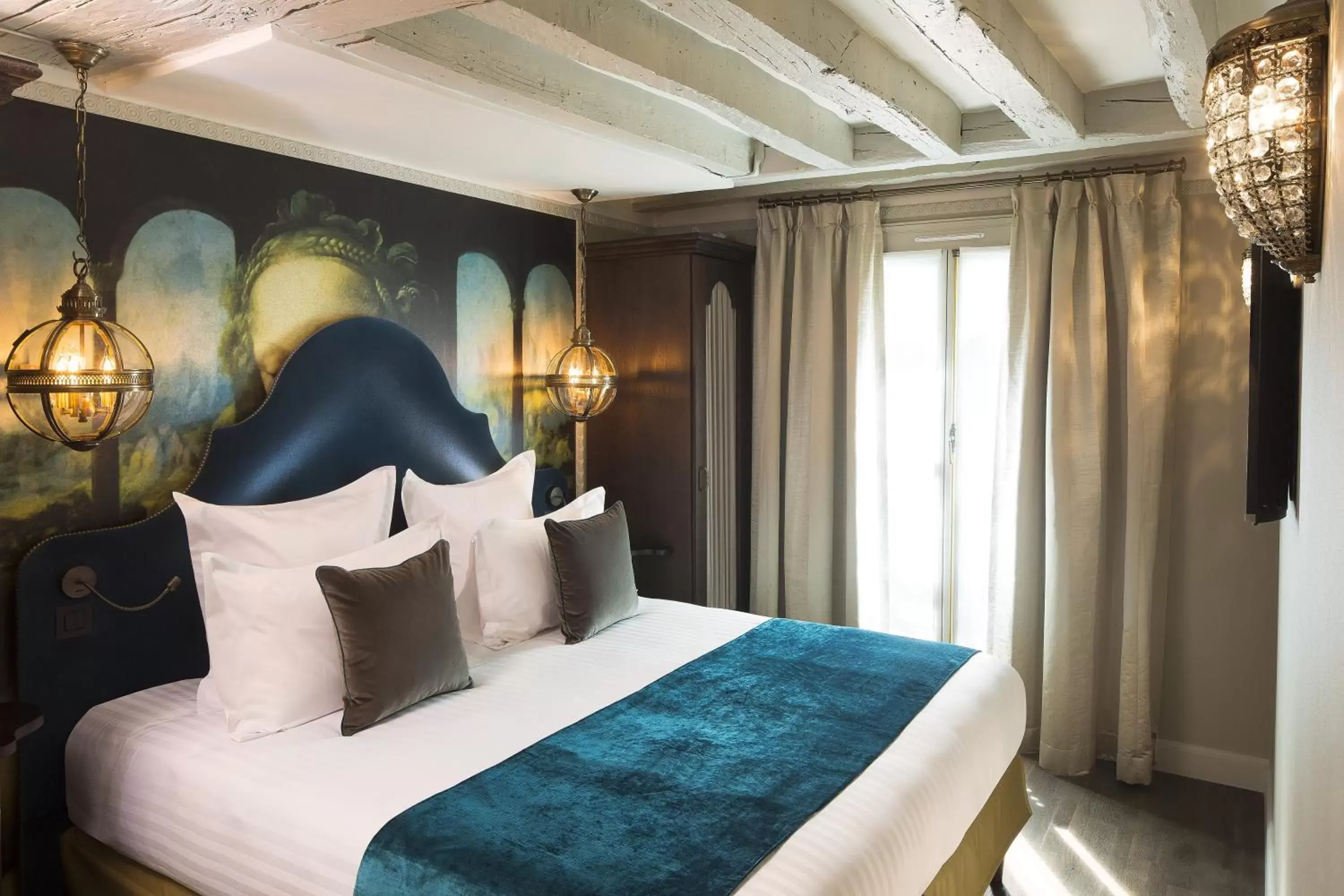 Bed in Hotel Da Vinci