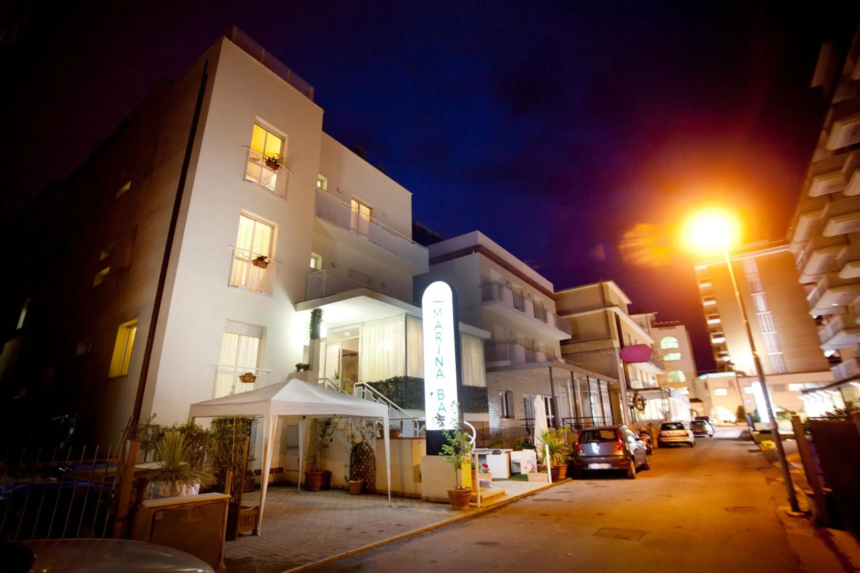 Night, Property Building in Hotel Marina Bay