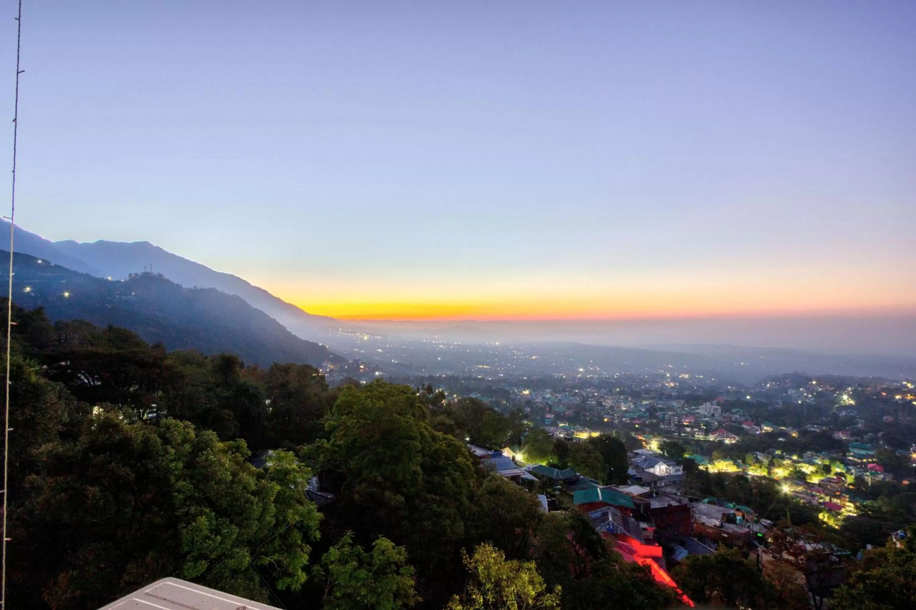 View (from property/room) in Hotel Bliss Valley - Hotel in Dharamshala