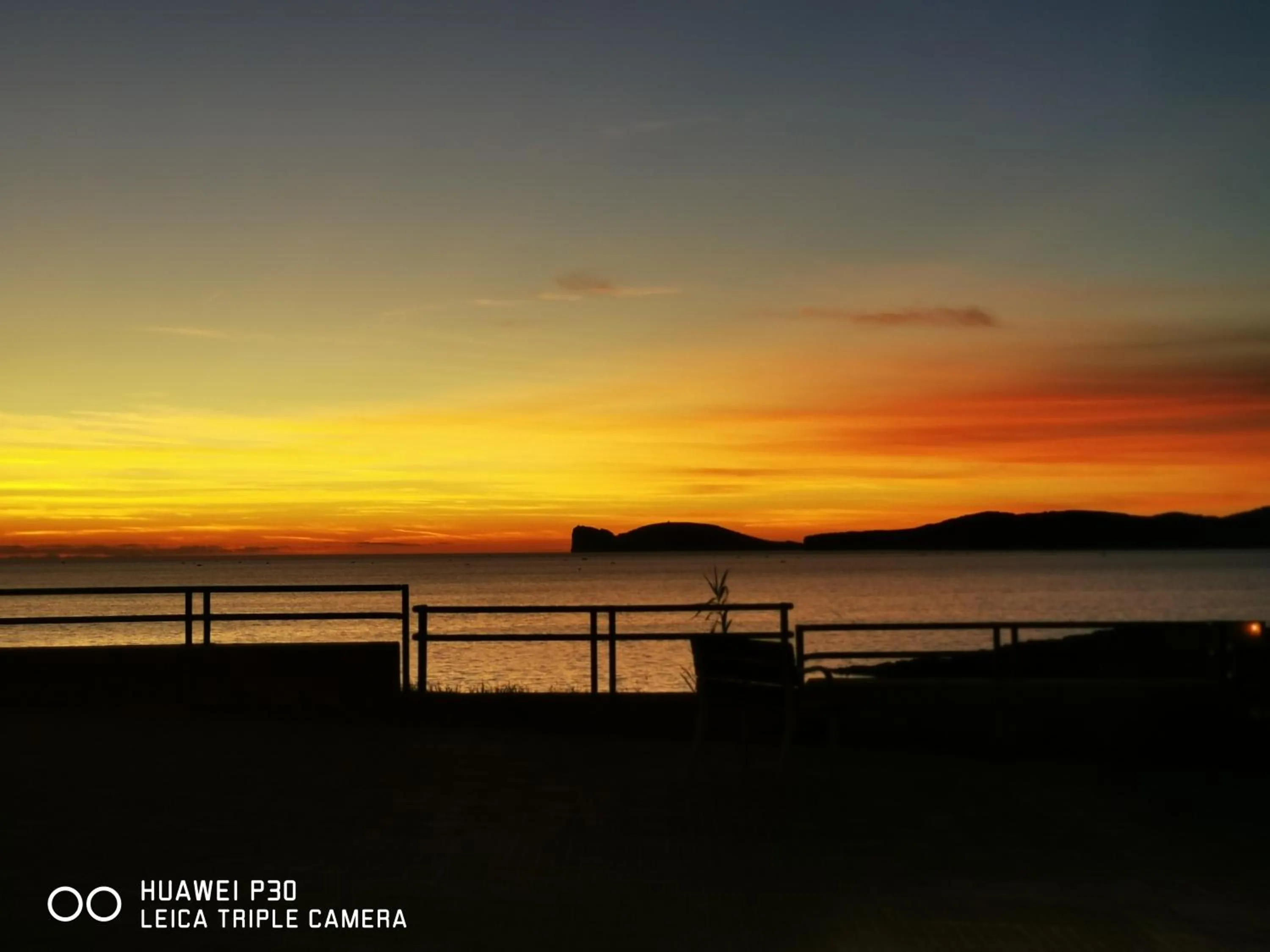 Sunset in Hotel Villa Piras