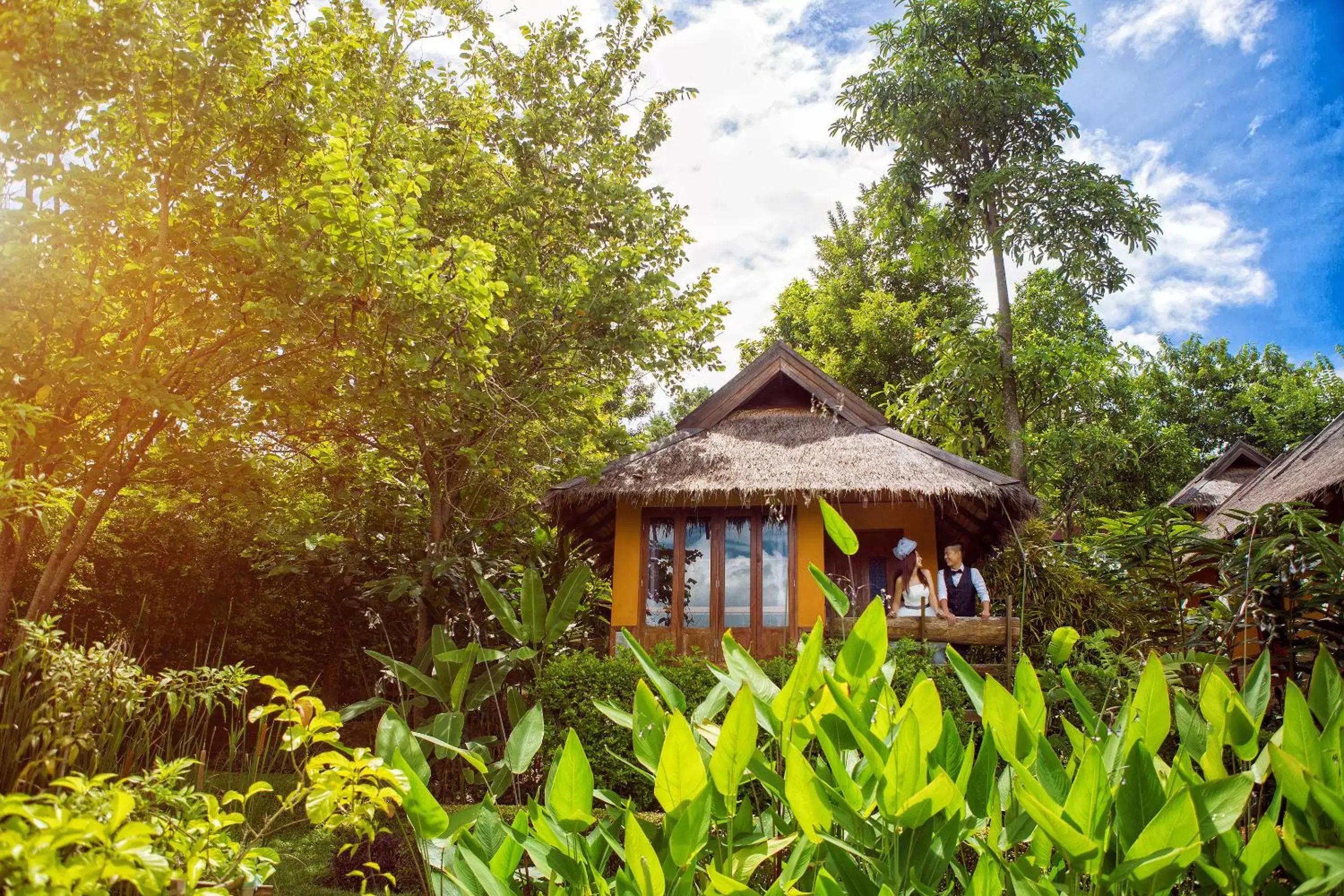 People in Pura Vida Pai Resort