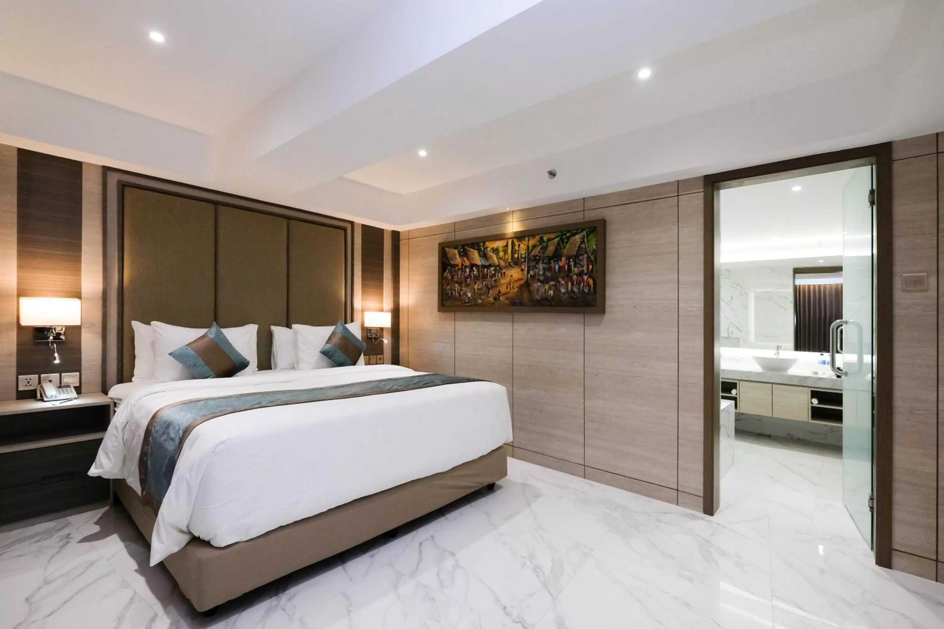 Bedroom, Bed in Dream of Aventus Hotel Kuta