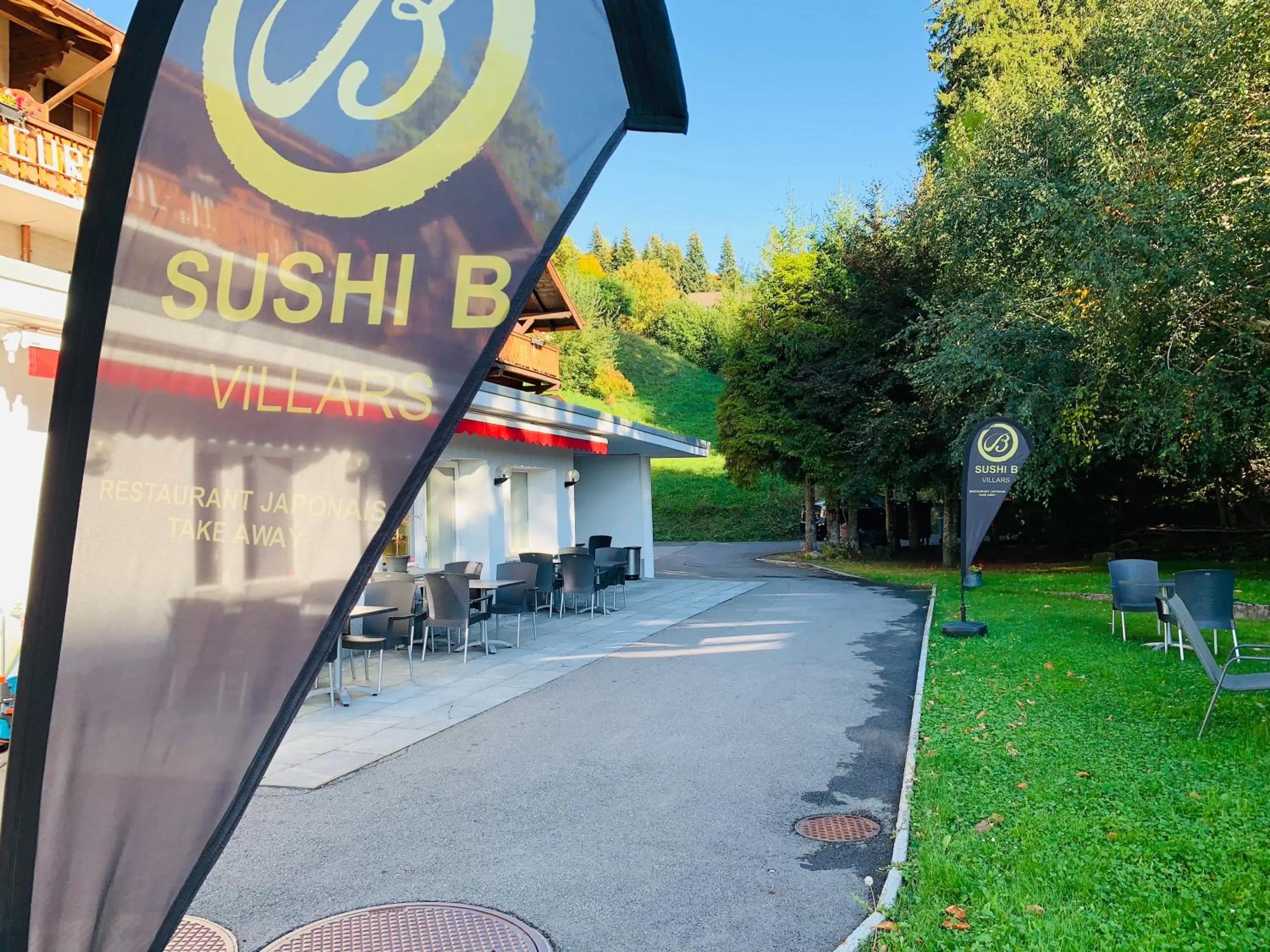 Garden view in Hôtel Ecureuil Villars