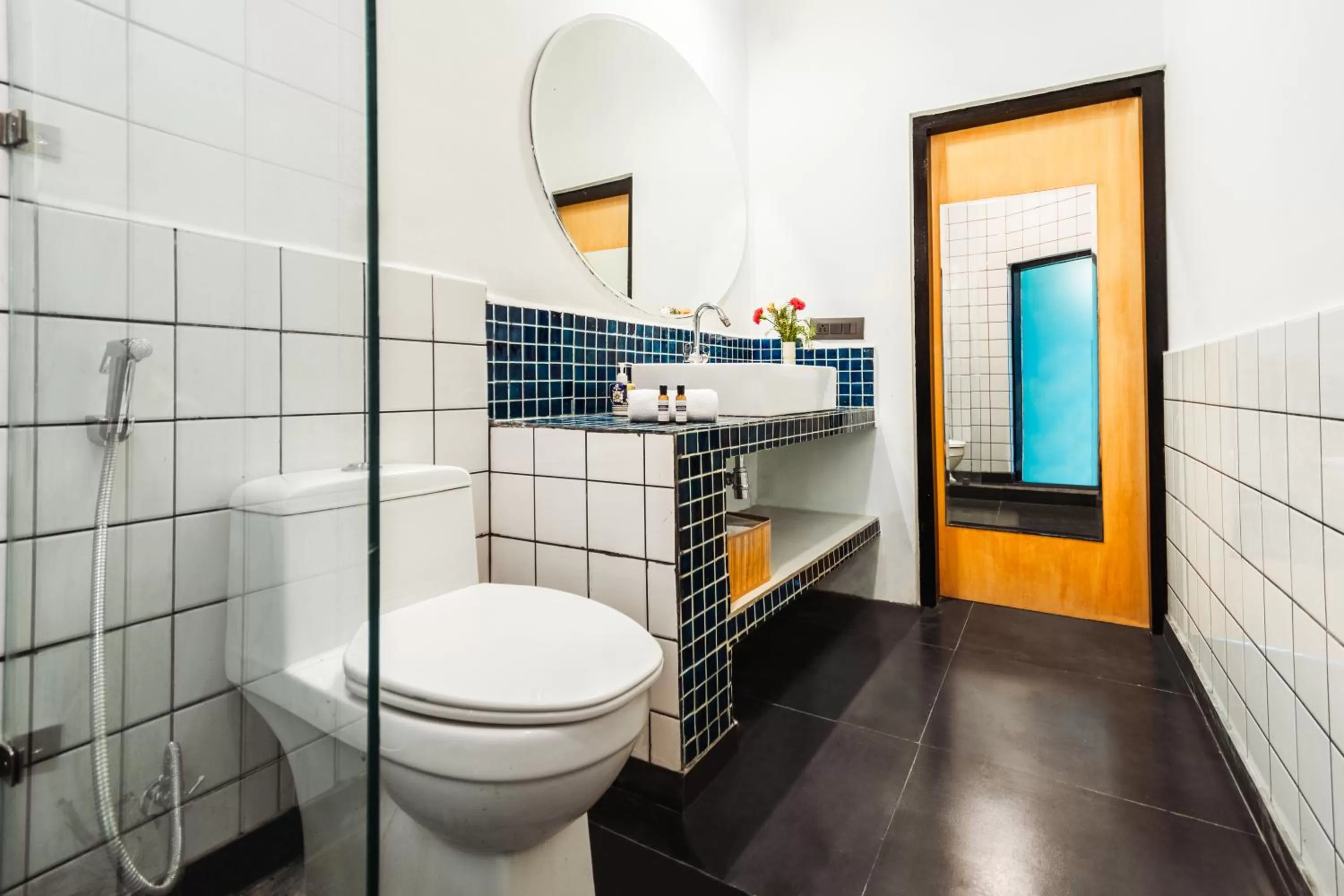 Bathroom in LetsBunk Poshtel & Suites