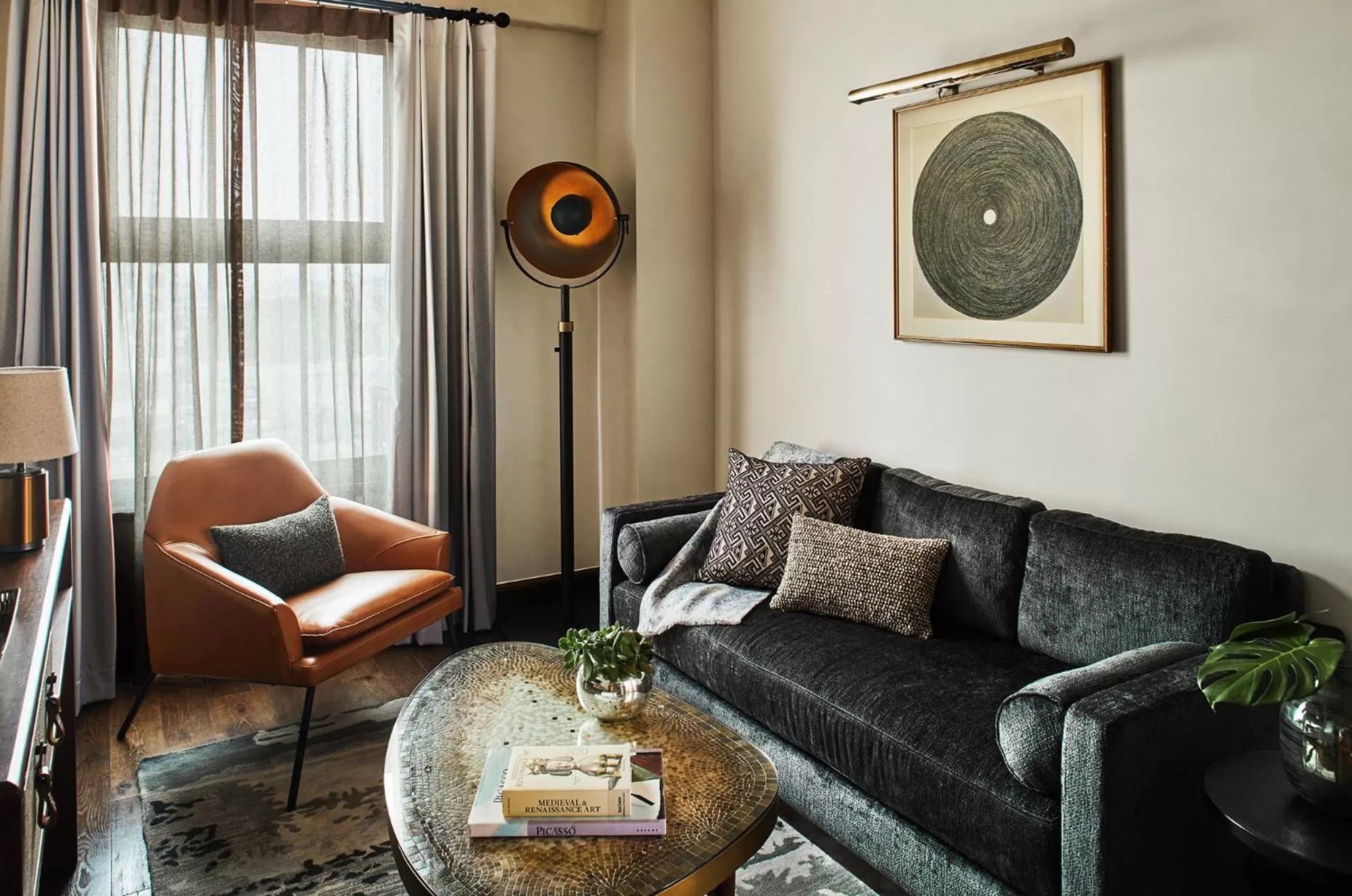 Living room in Hotel Figueroa, Unbound Collection by Hyatt