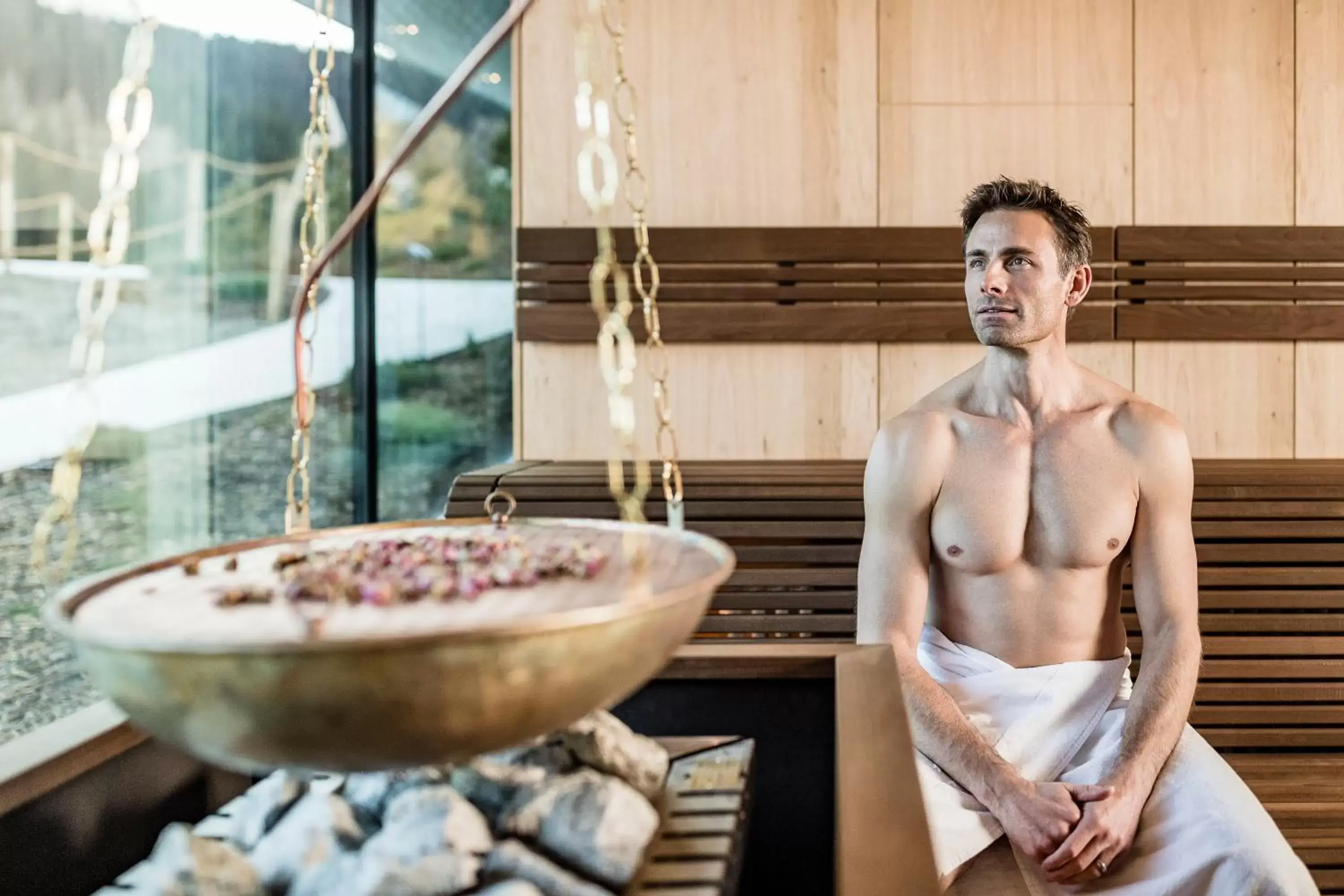 Sauna in Hotel Alpenroyal - The Leading Hotels of the World