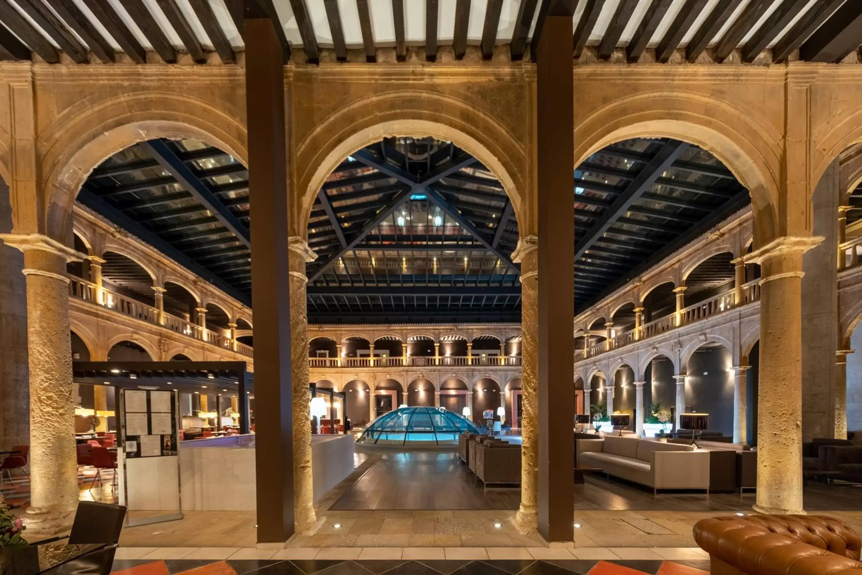 Inner courtyard view in Castilla Termal Burgo de Osma