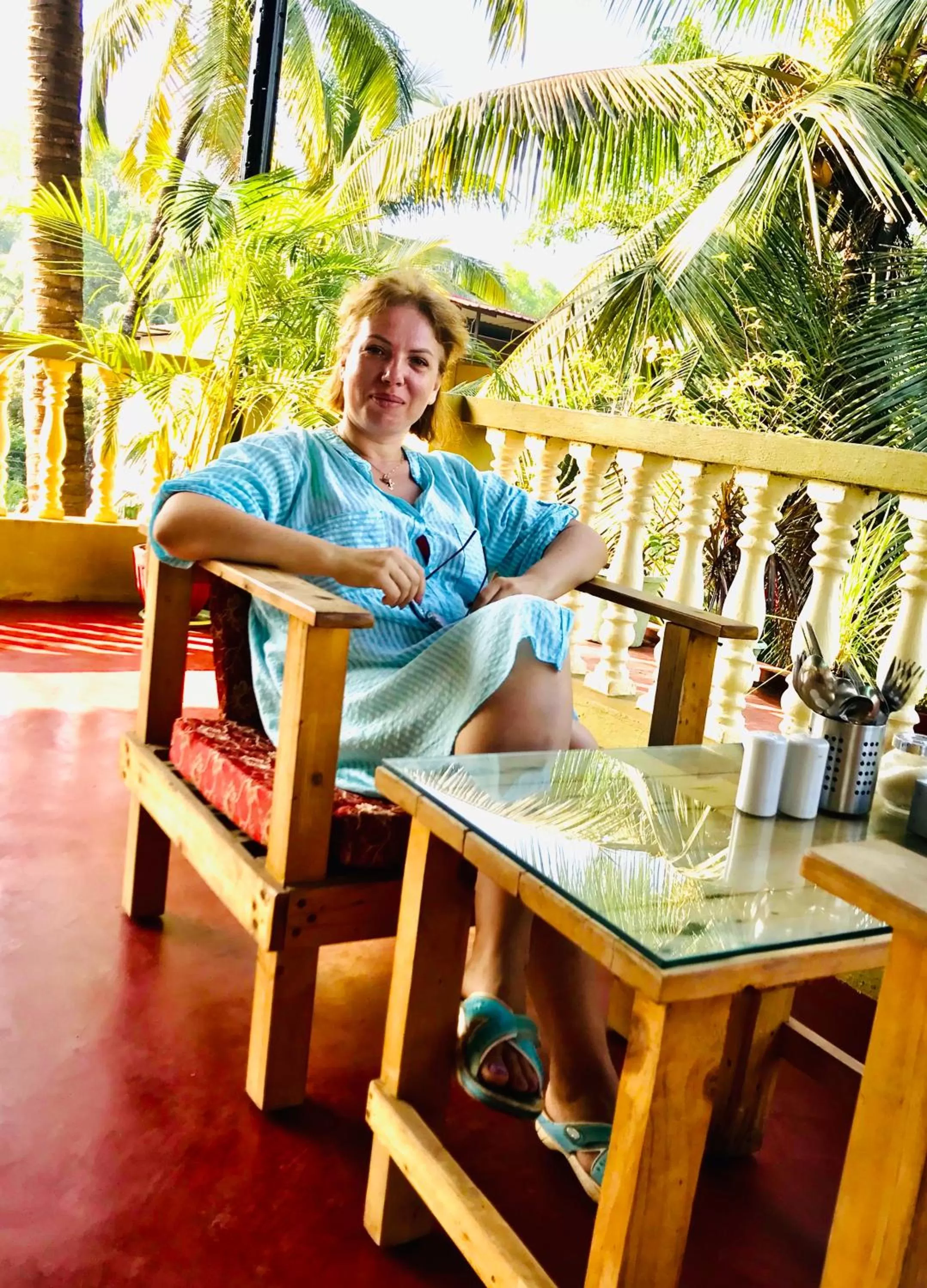 Balcony/Terrace in LaligurasVilla Beachside Escape - 100m to Beach