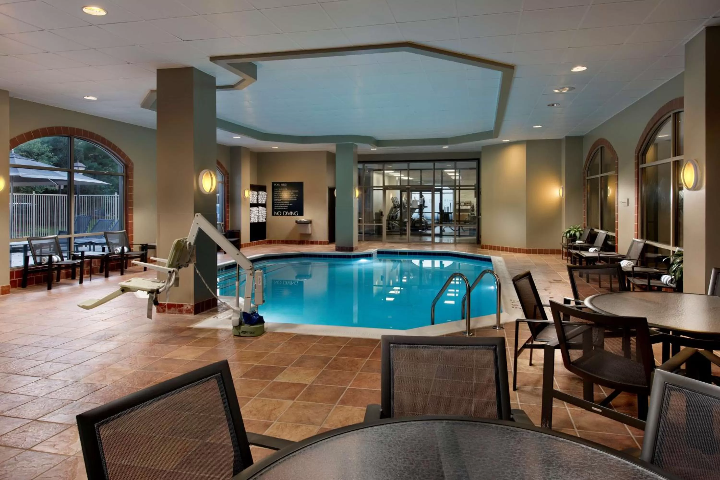 Pool view in Embassy Suites by Hilton Dulles Airport