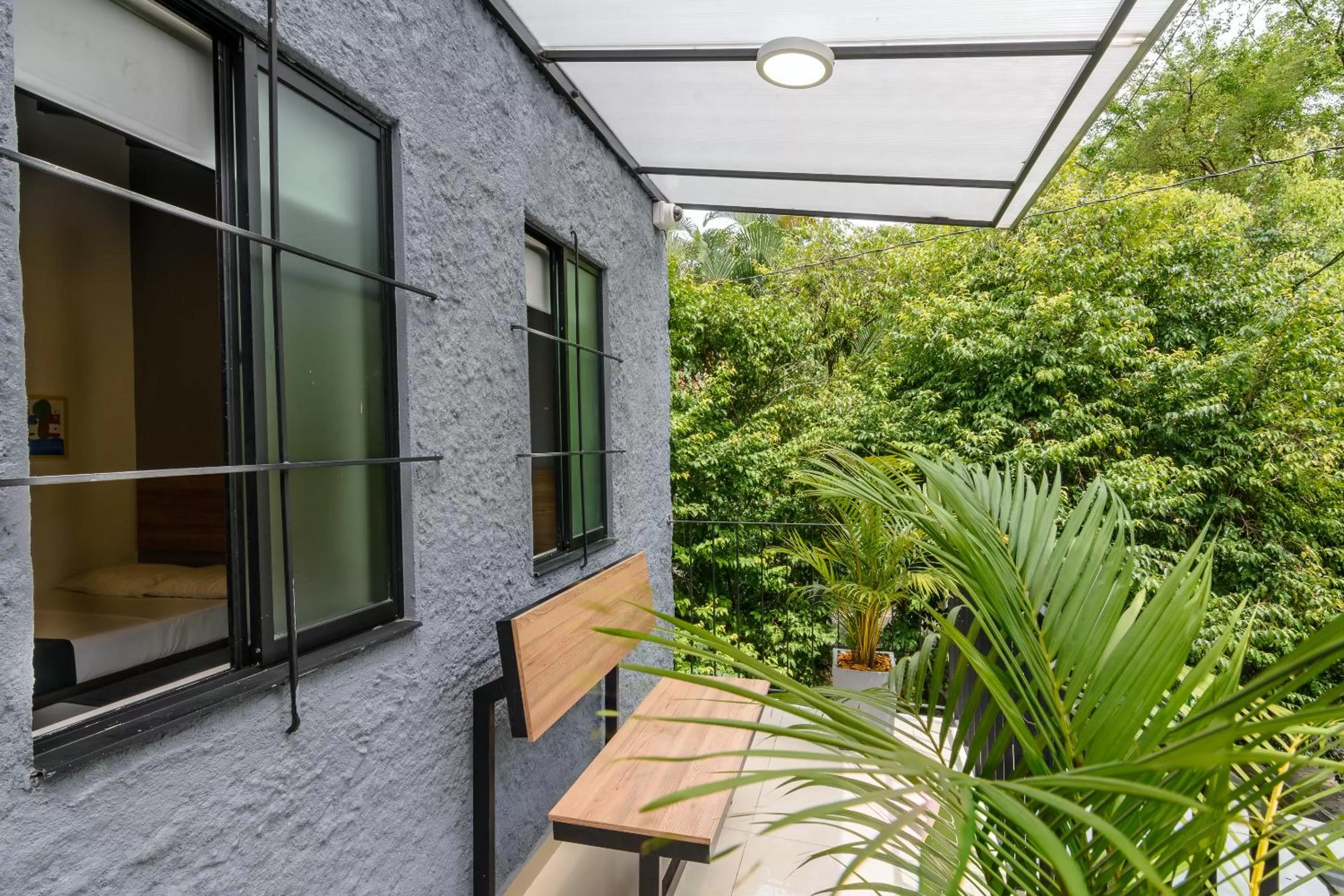 Garden view in Med la palma