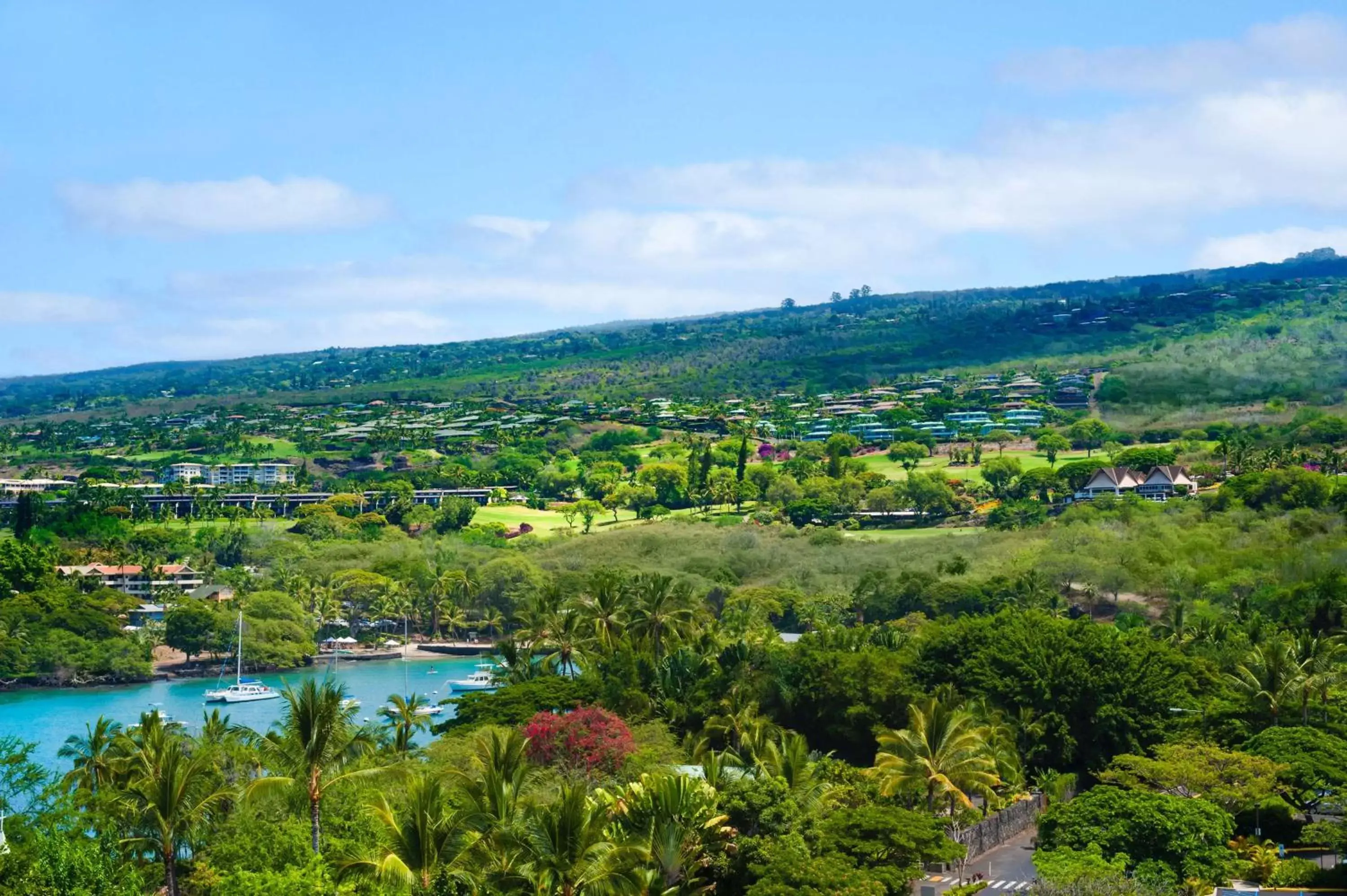 View (from property/room), Bird's-eye View in Outrigger Kona Resort and Spa