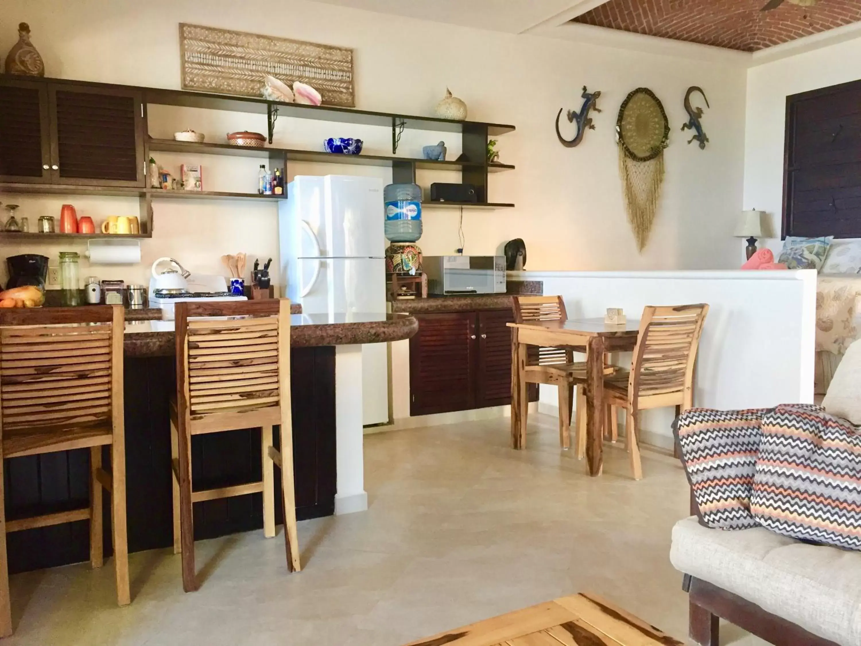 Kitchen/Kitchenette in Nah Uxibal Villa and Casitas