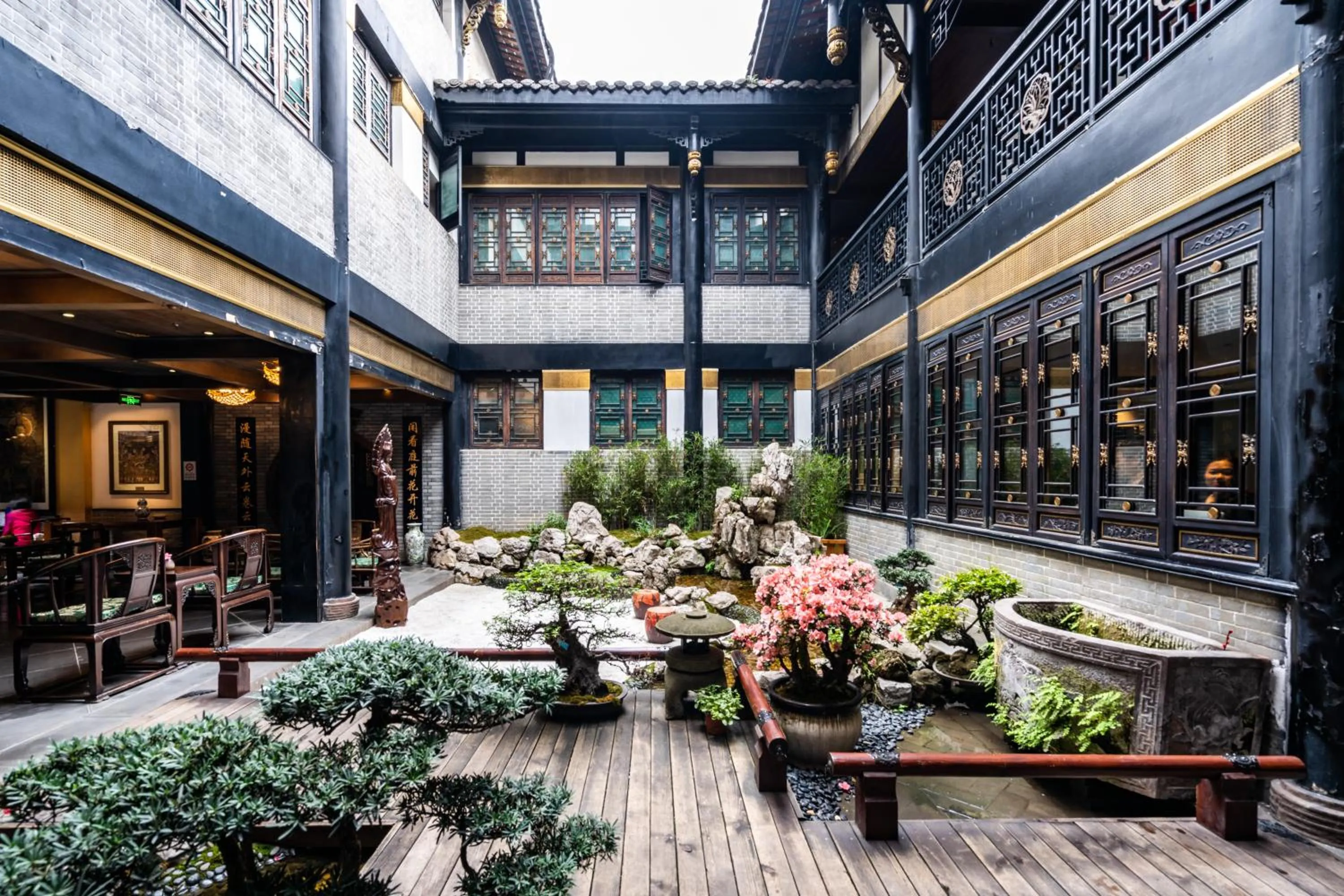 Garden in Buddha Zen Hotel