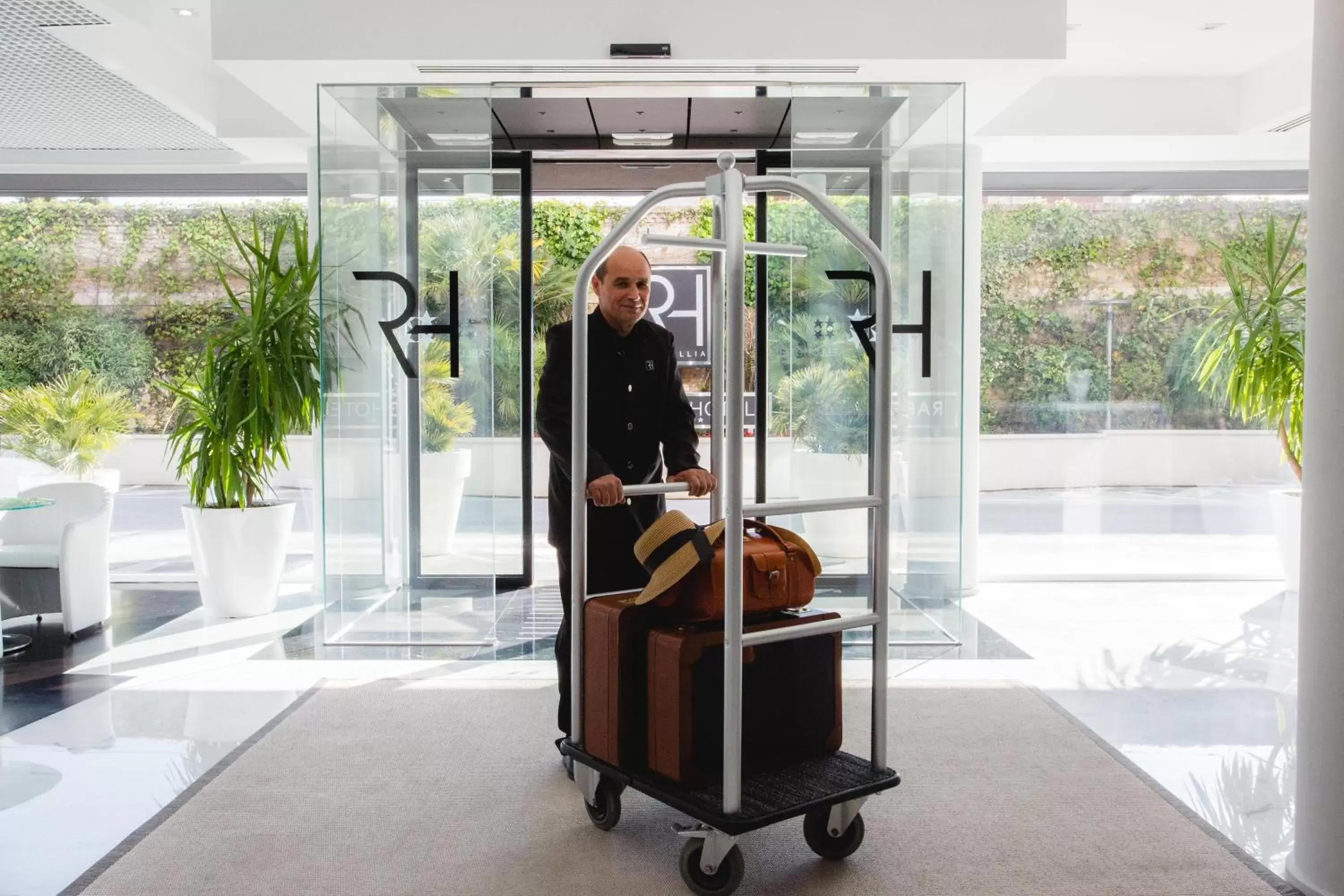 Lobby or reception, Fitness Center/Facilities in Raffaello Hotel