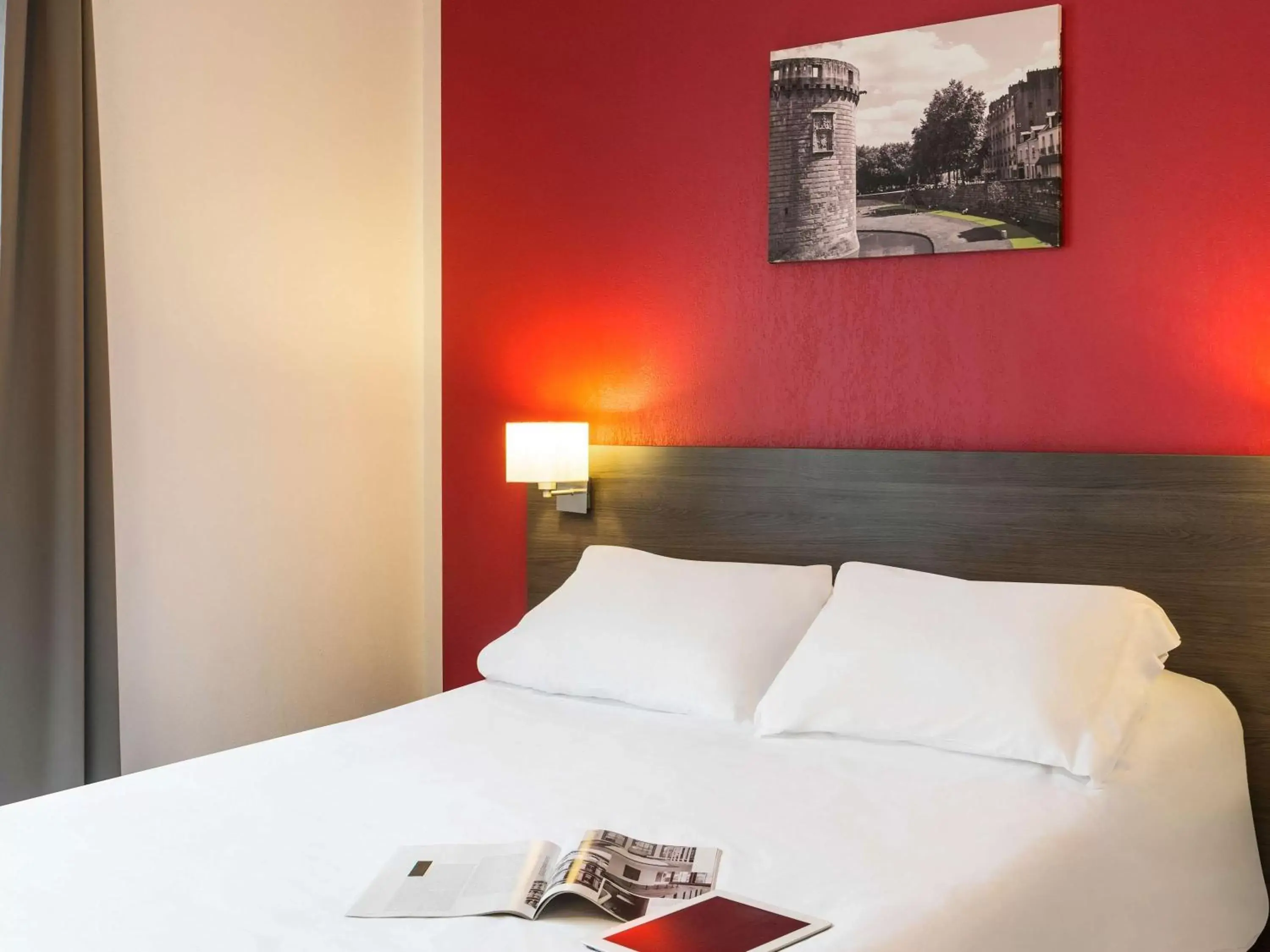 Photo of the whole room, Bed in Aparthotel Adagio Access Nantes Viarme