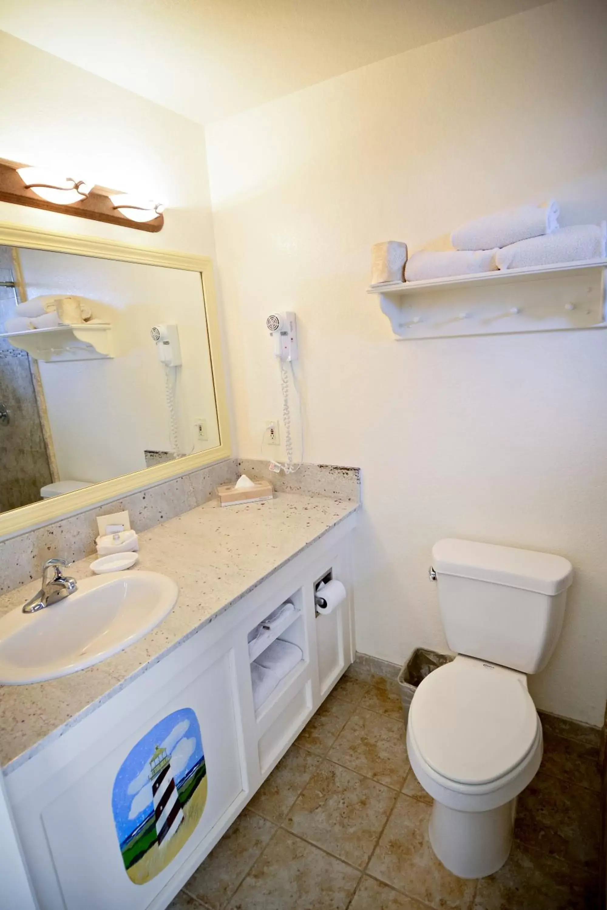 Bathroom in Sea Otter Inn