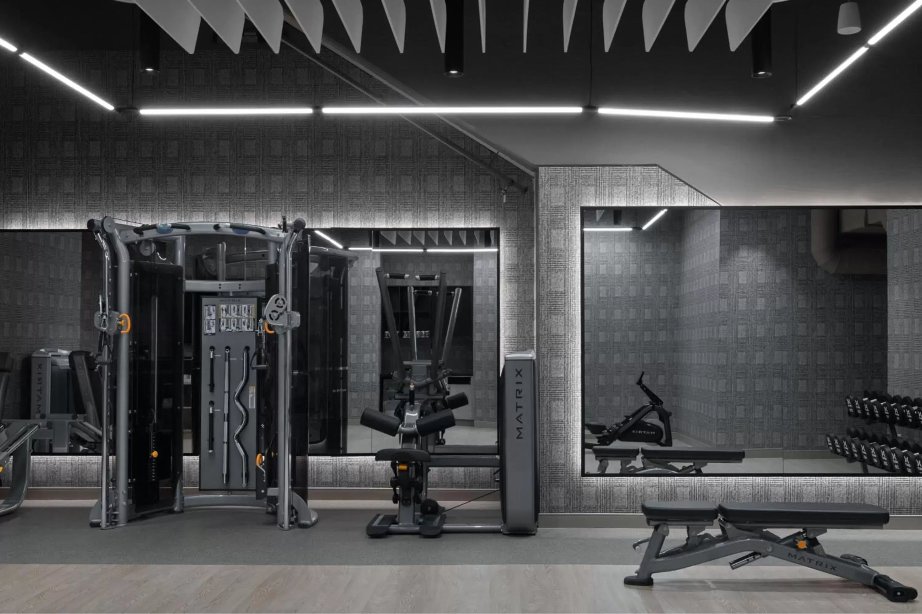 Fitness centre/facilities in Courtyard by Marriott Calgary Downtown