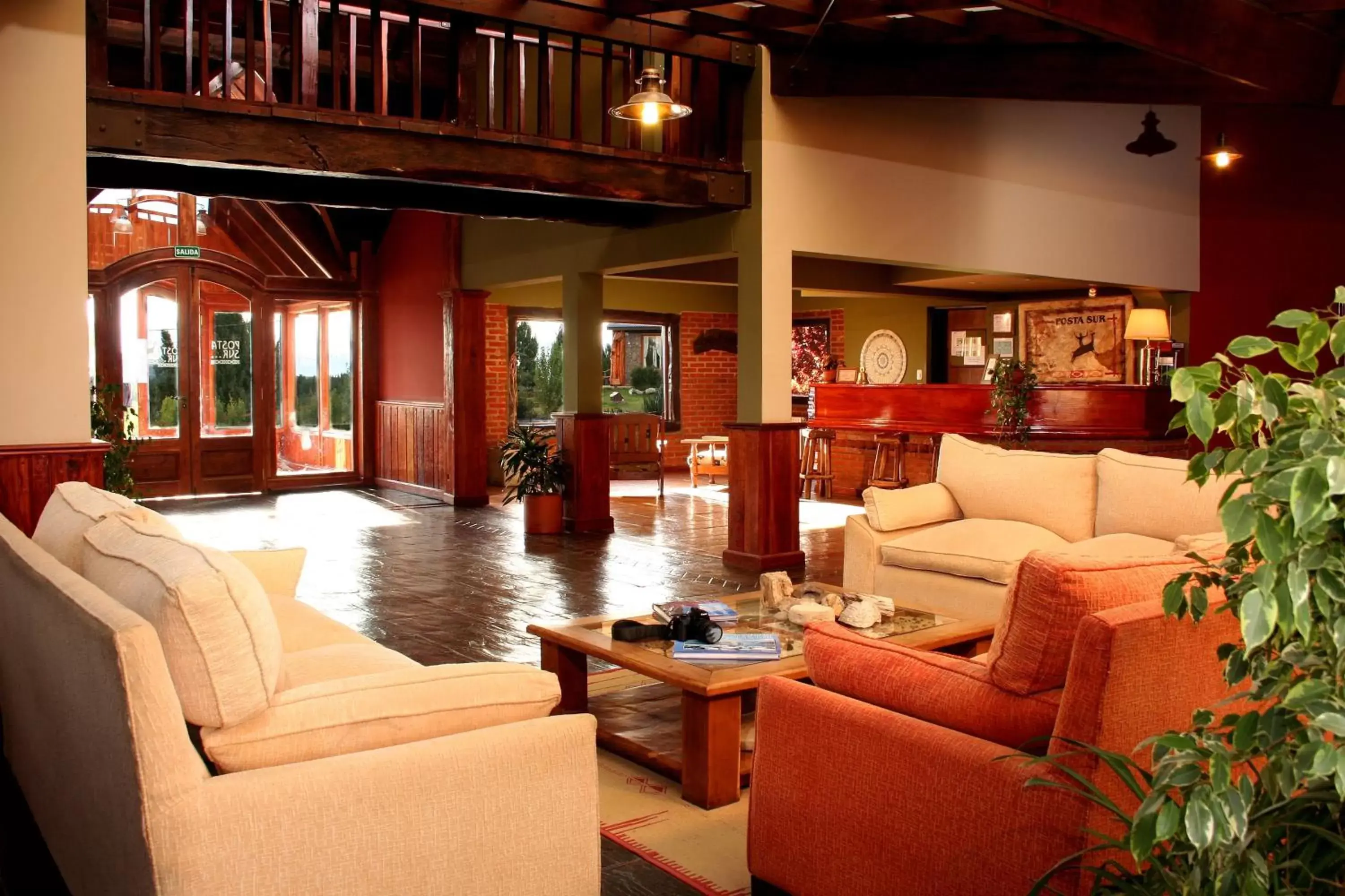 Lounge or bar, Lobby/Reception in Hosteria Posta Sur