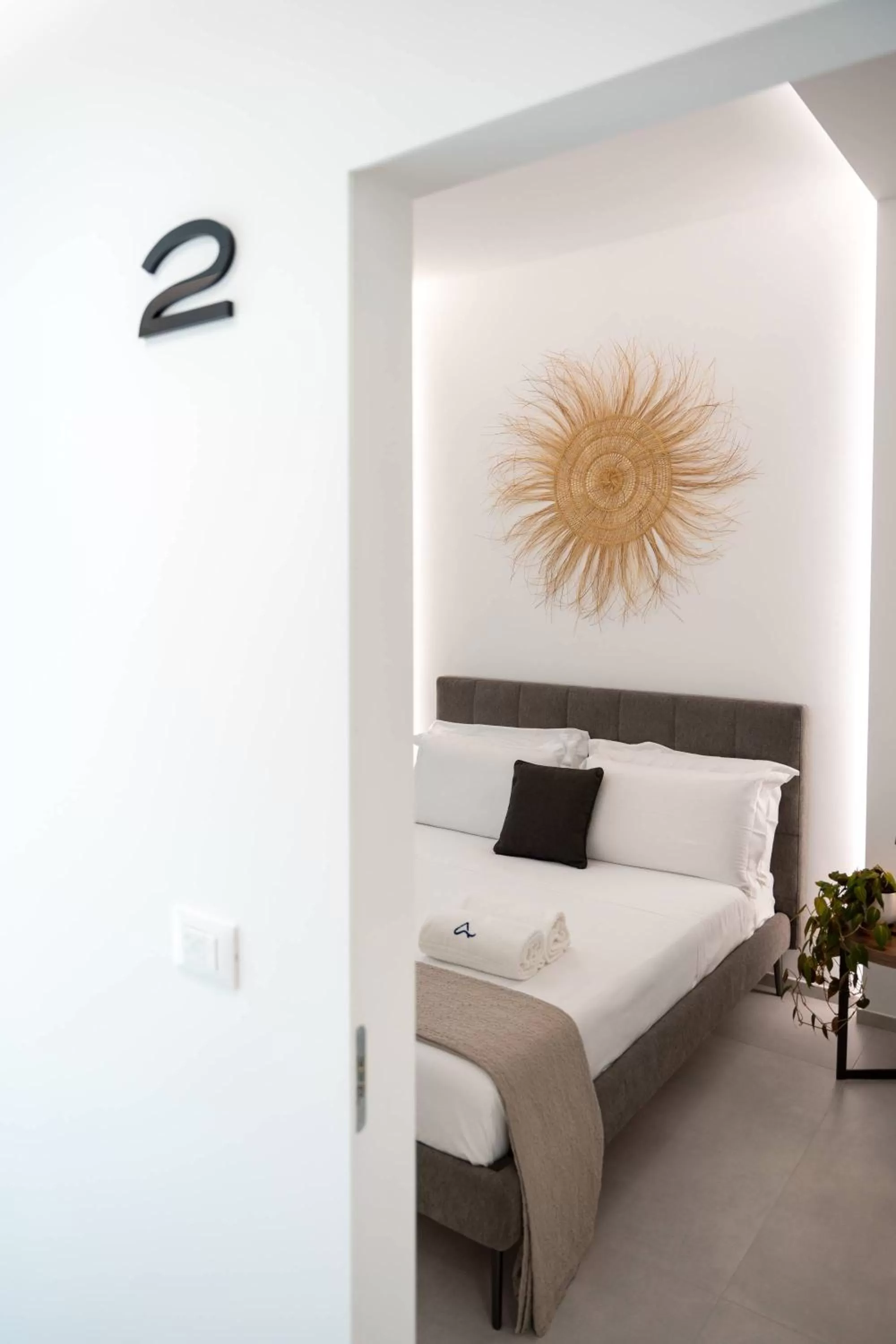 Bed in Daline Holiday Rooms