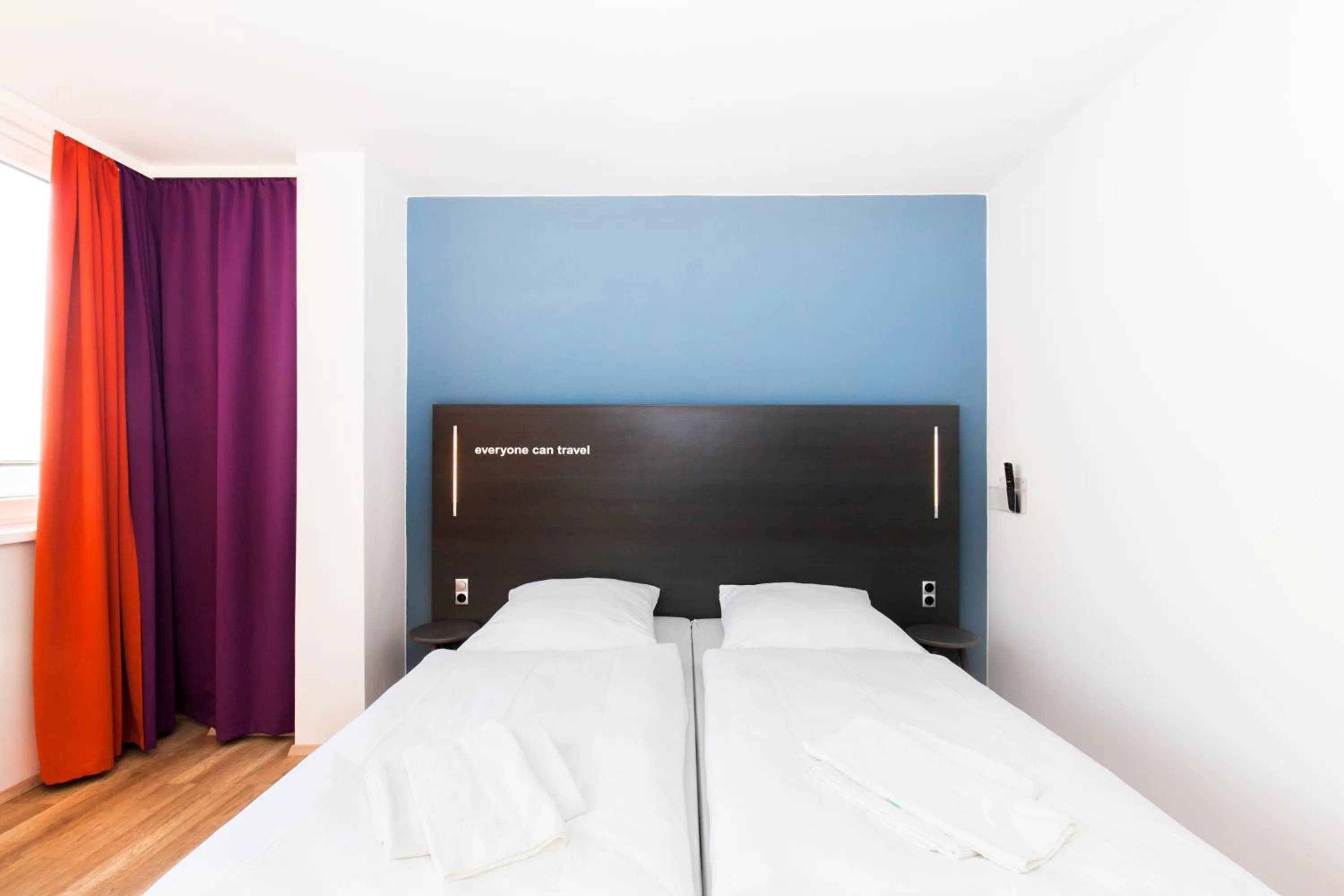 Bed in a&o Prague Rhea