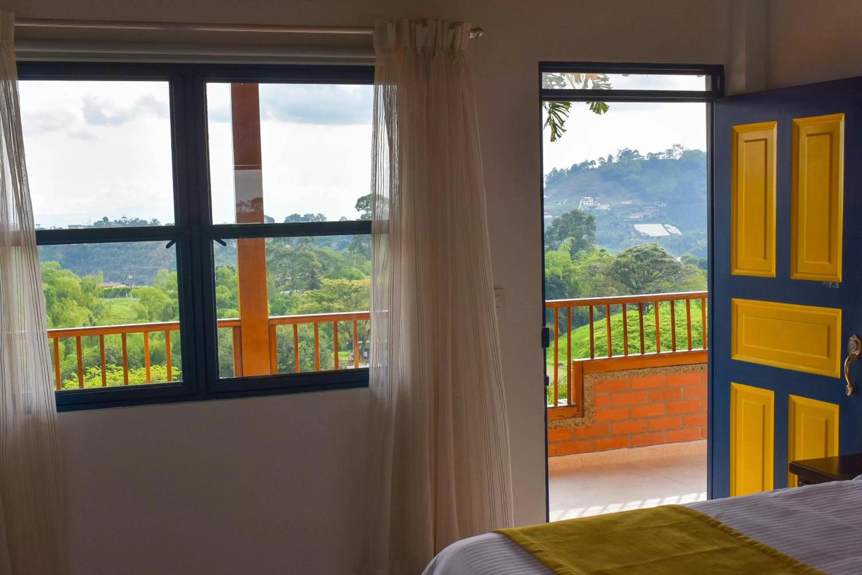 Garden view in Guaduales Ecohotel