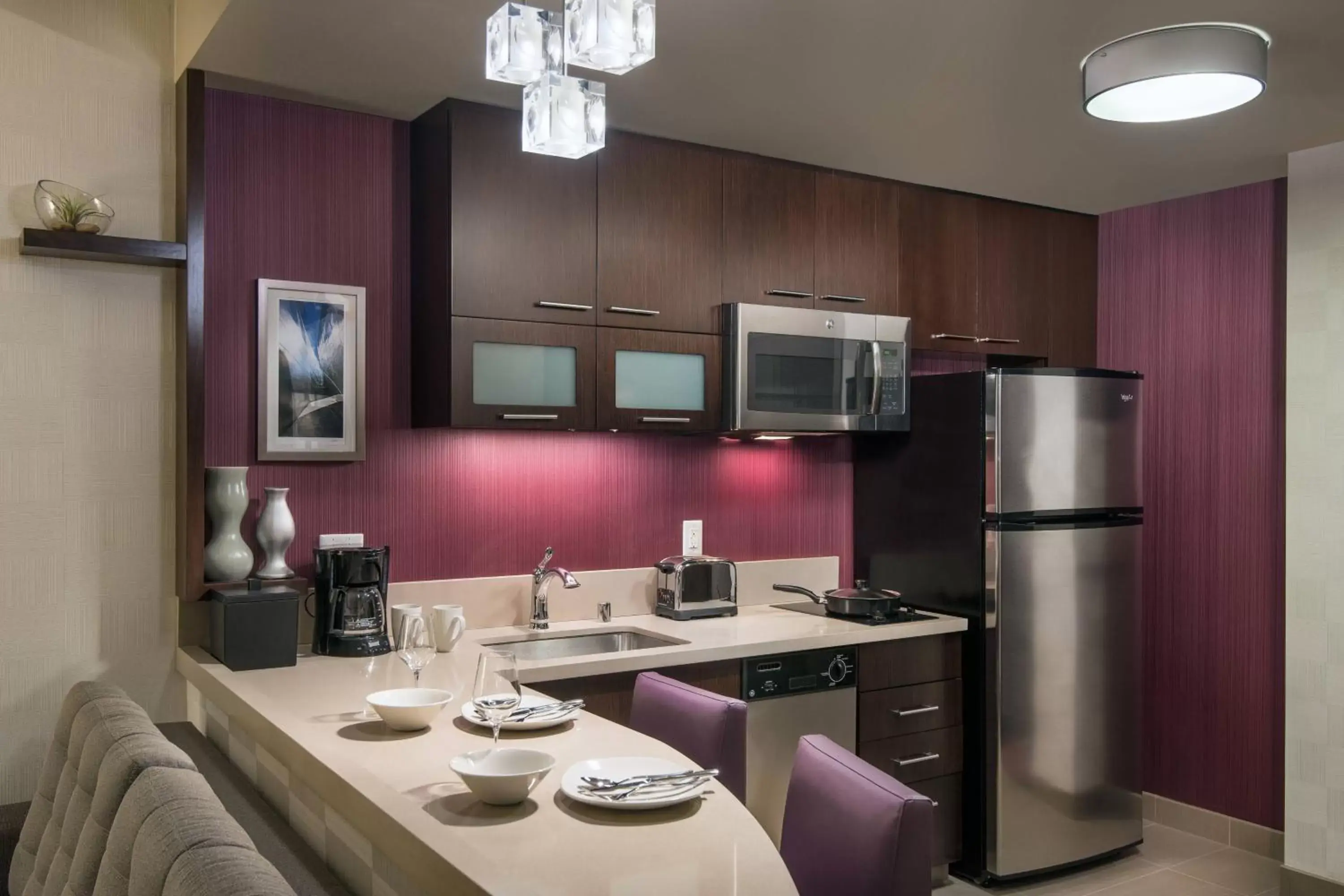 Kitchen or kitchenette, Kitchen/Kitchenette in Residence Inn by Marriott Los Angeles L.A. LIVE