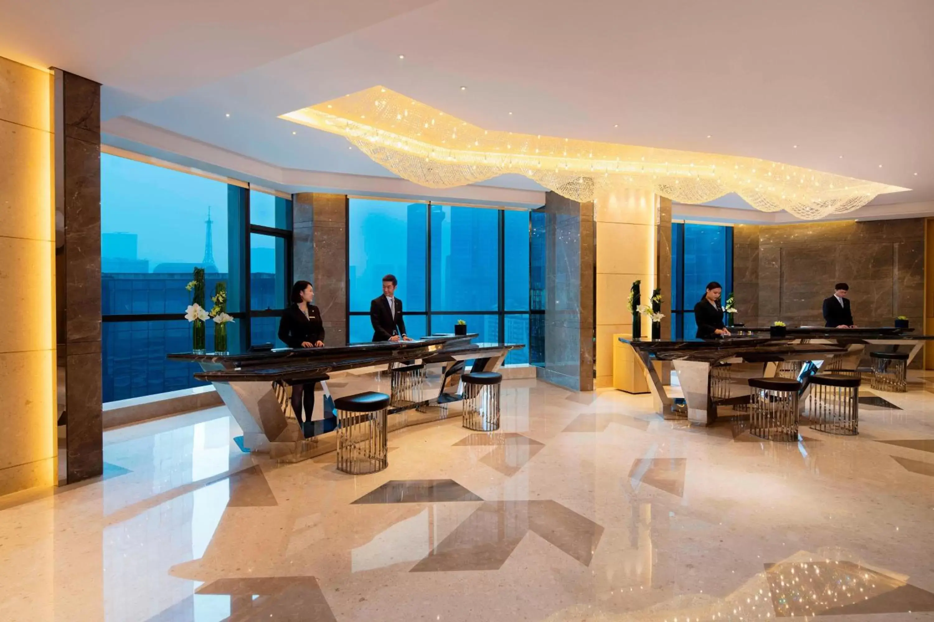 Lobby or reception in JW Marriott Hotel Chengdu