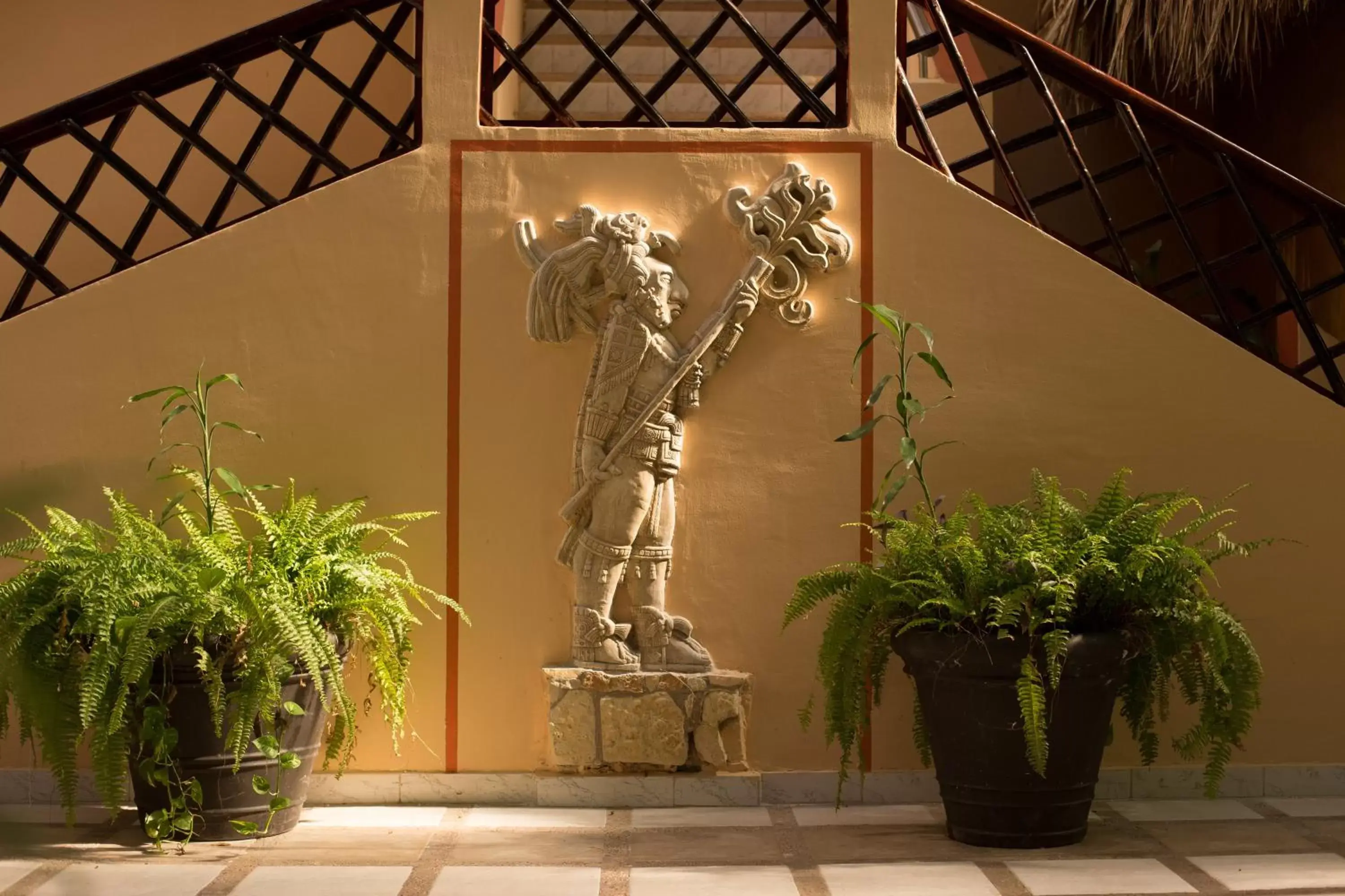 Lobby or reception in Hotel Maya Tulipanes Palenque