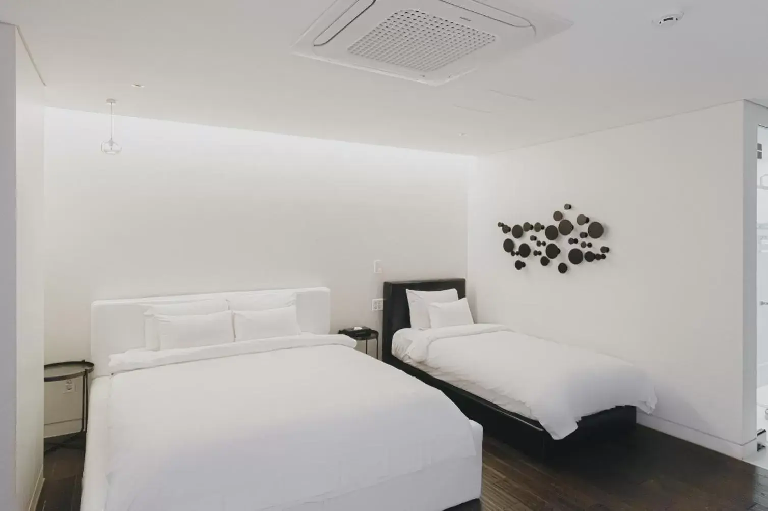 Bed in ACC Design Hotel