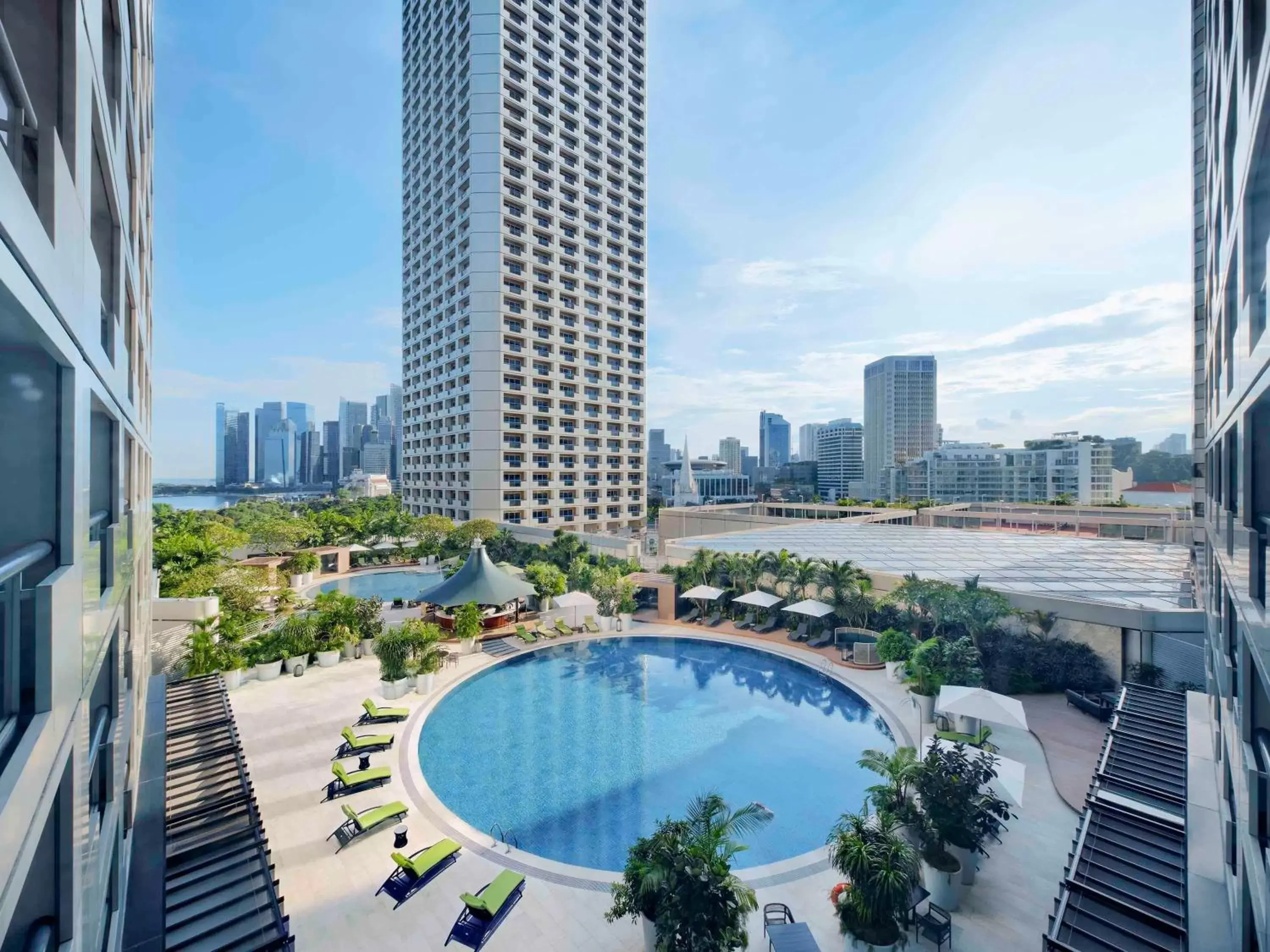 Property building, Pool View in Fairmont Singapore