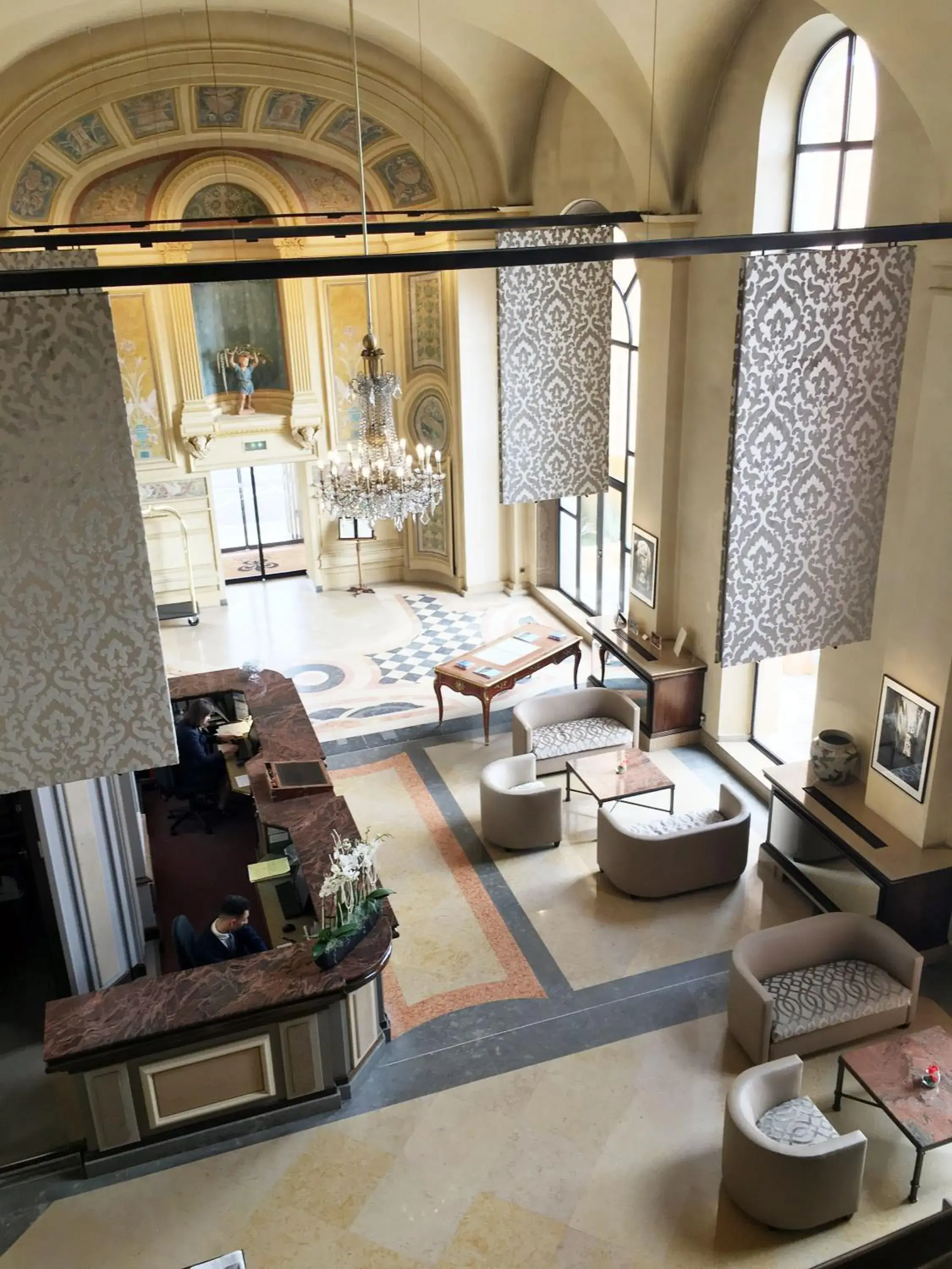 Lobby or reception in Villa Florentine