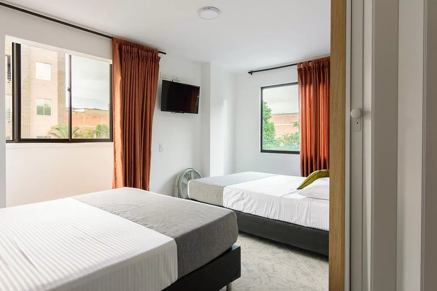 Bed in Hotel Balcones del Estadio