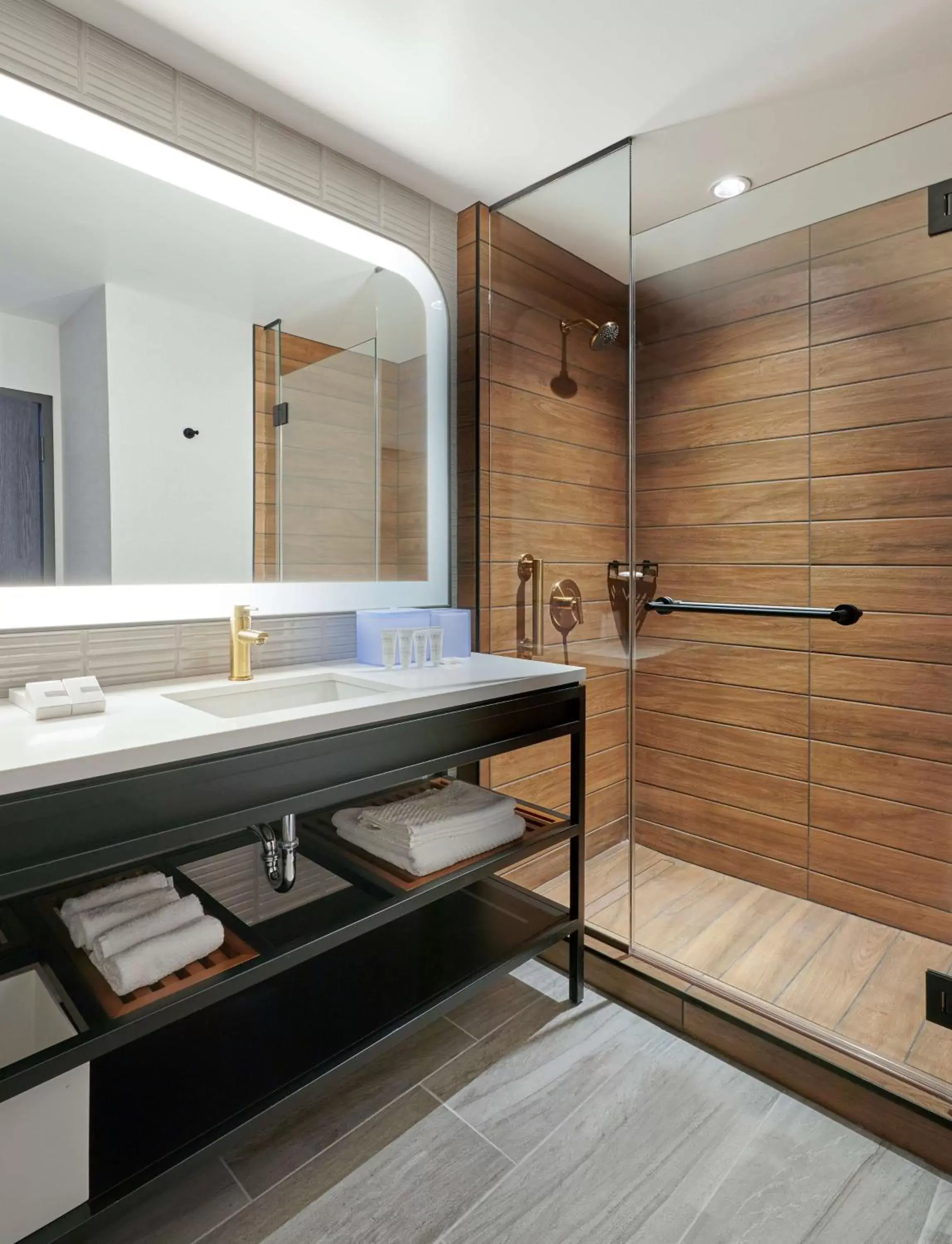 Bathroom in Sable At Navy Pier Chicago, Curio Collection By Hilton