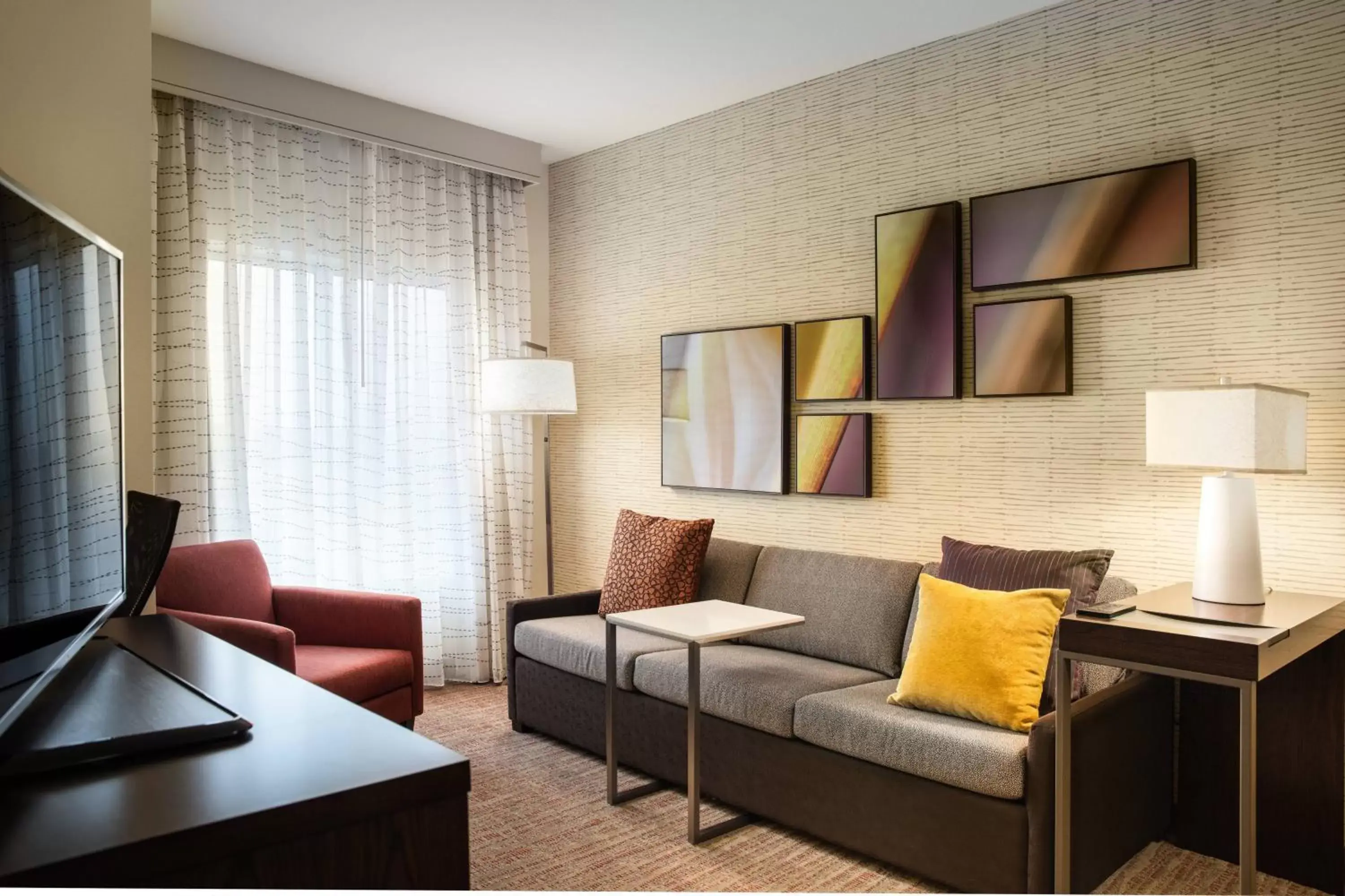 Living room, Seating Area in Residence Inn by Marriott Dallas Plano/Richardson at Coit Rd.