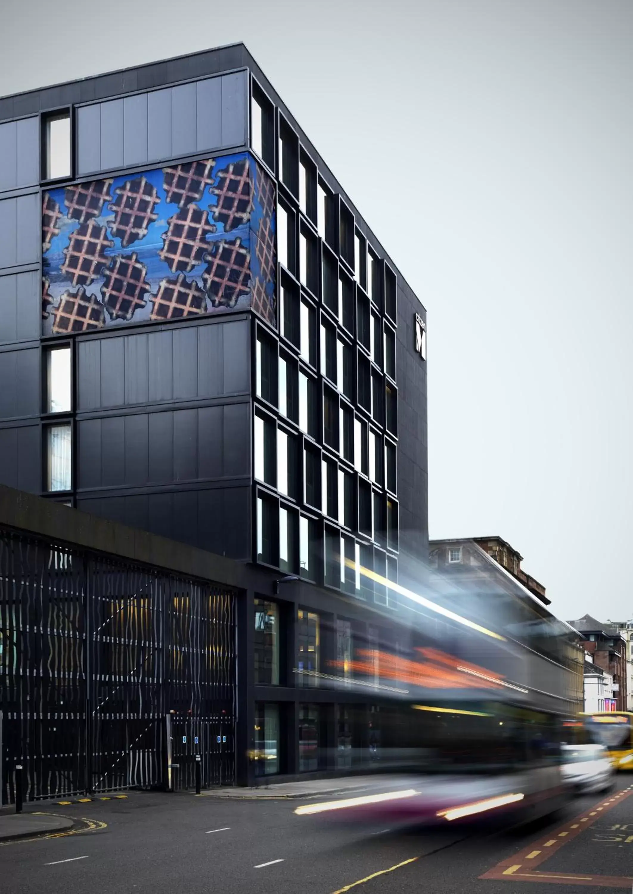 Property building in citizenM Glasgow Property building in citizenM Glasgow