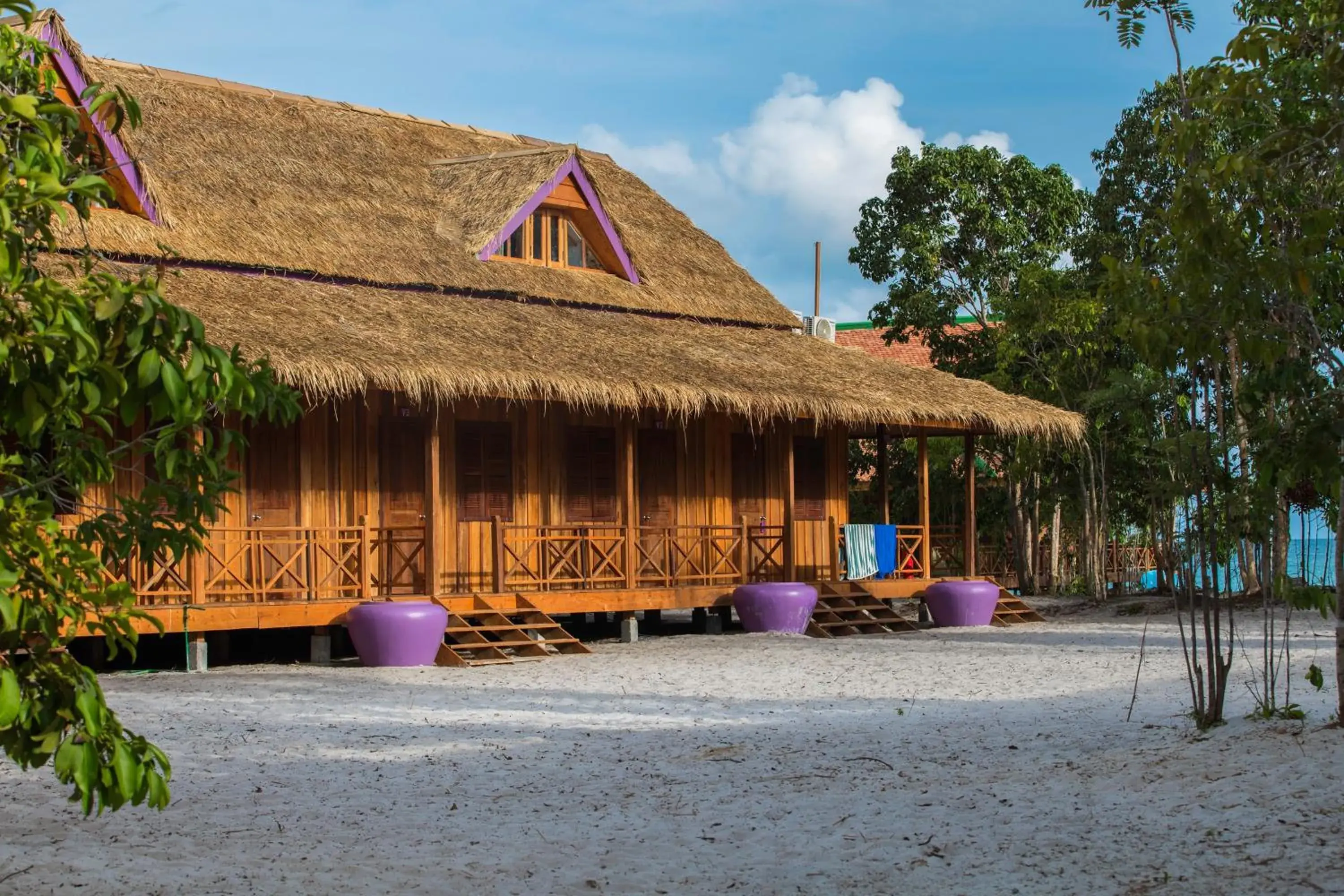 Property building in Sok San Beach Resort Property building in Sok San Beach Resort