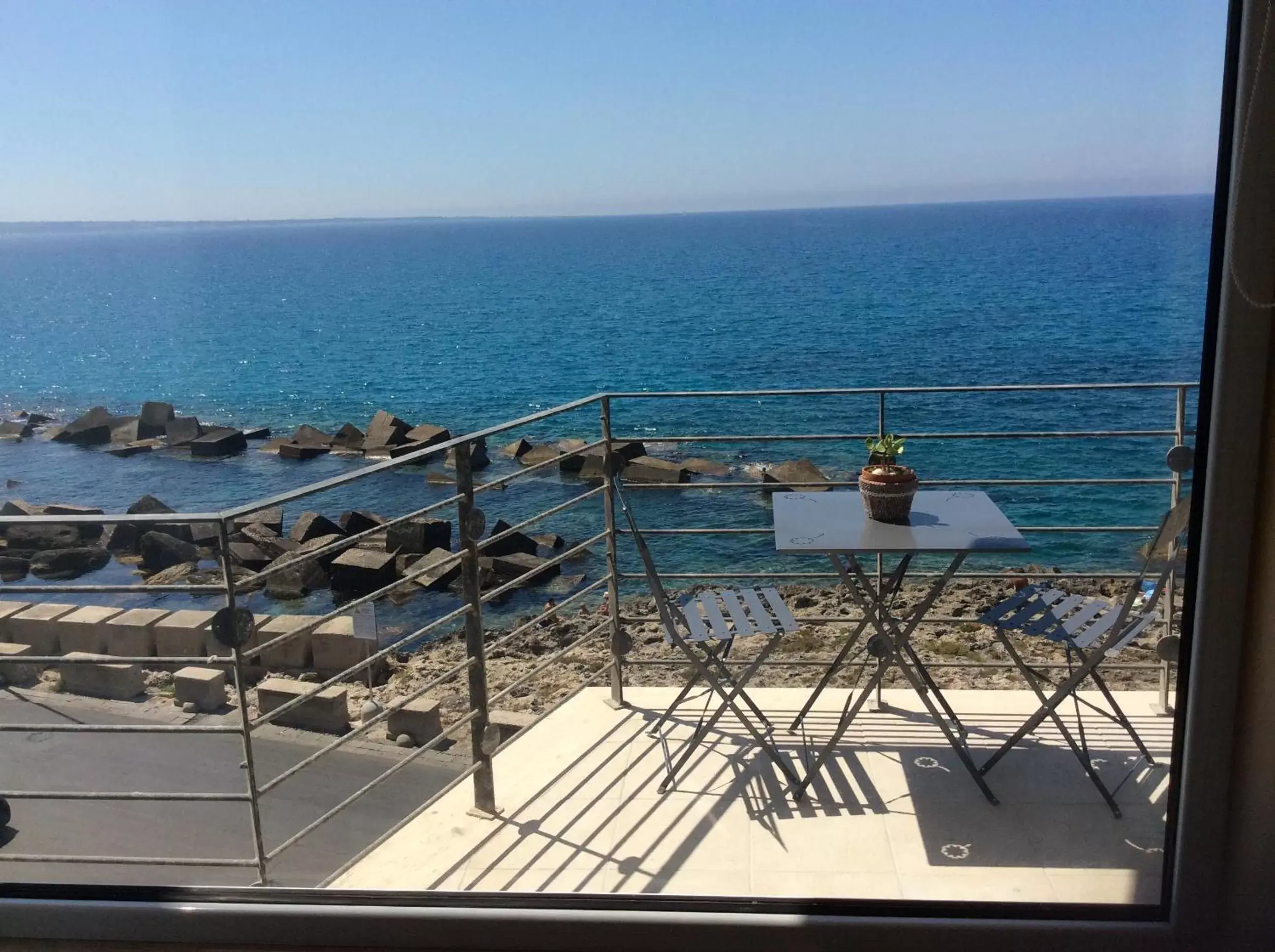 Sea view, Balcony/Terrace in Salento Palace Bed & Breakfast