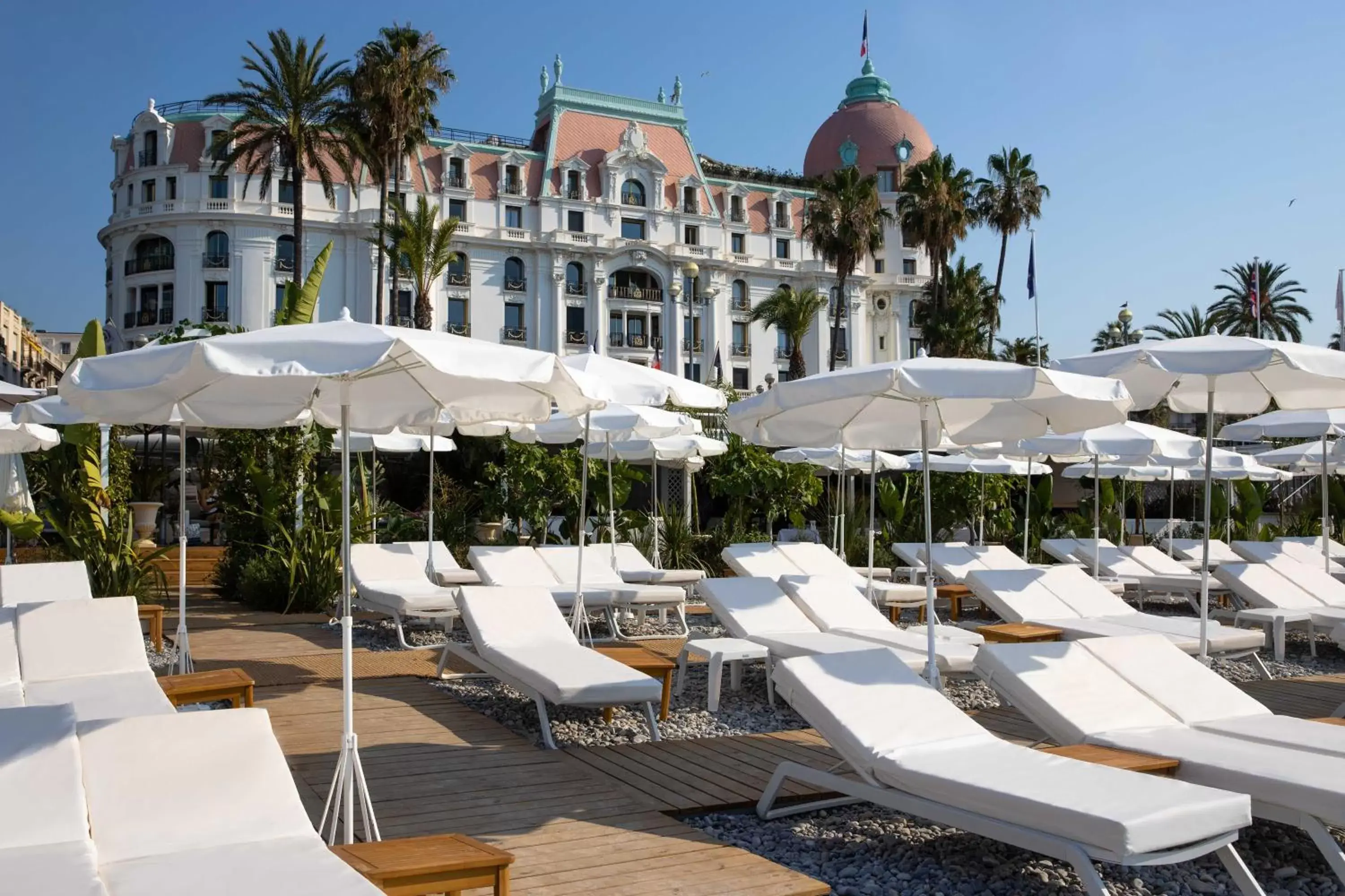 Beach, Property Building in Hotel Le Negresco