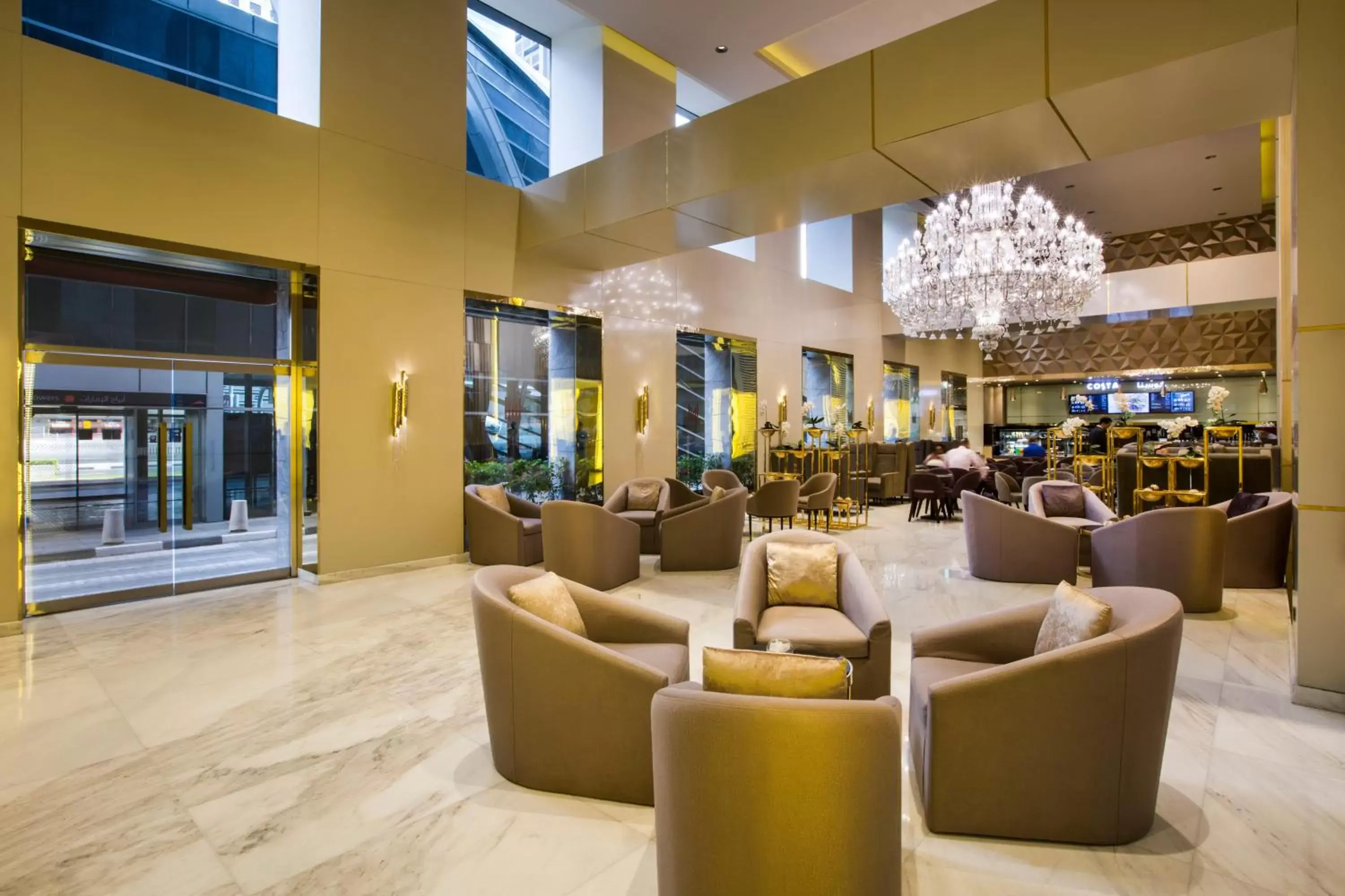 Lobby or reception in The Tower Plaza Hotel Dubai