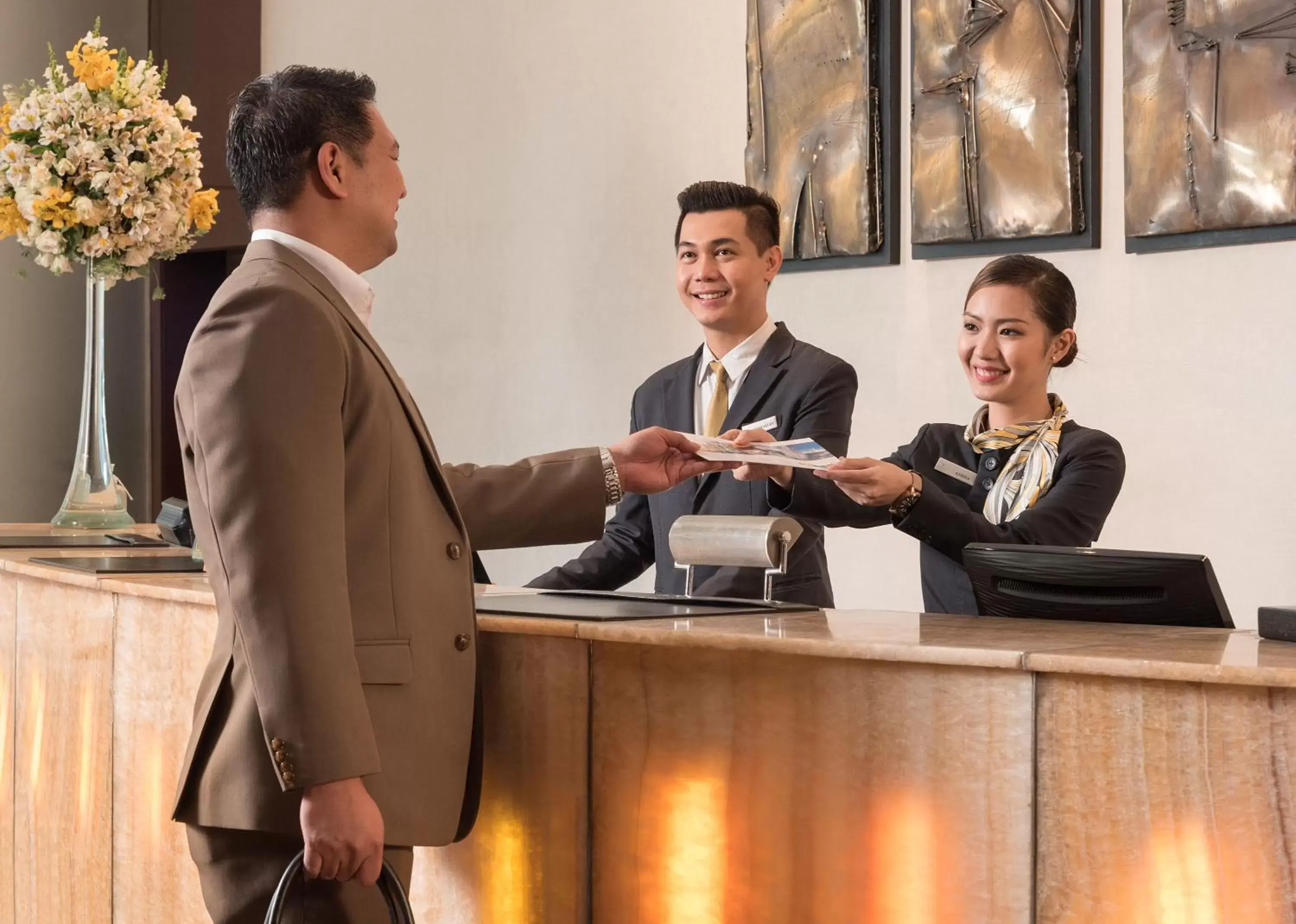 Lobby or reception, Lobby/Reception in Discovery Suites Manila, Philippines