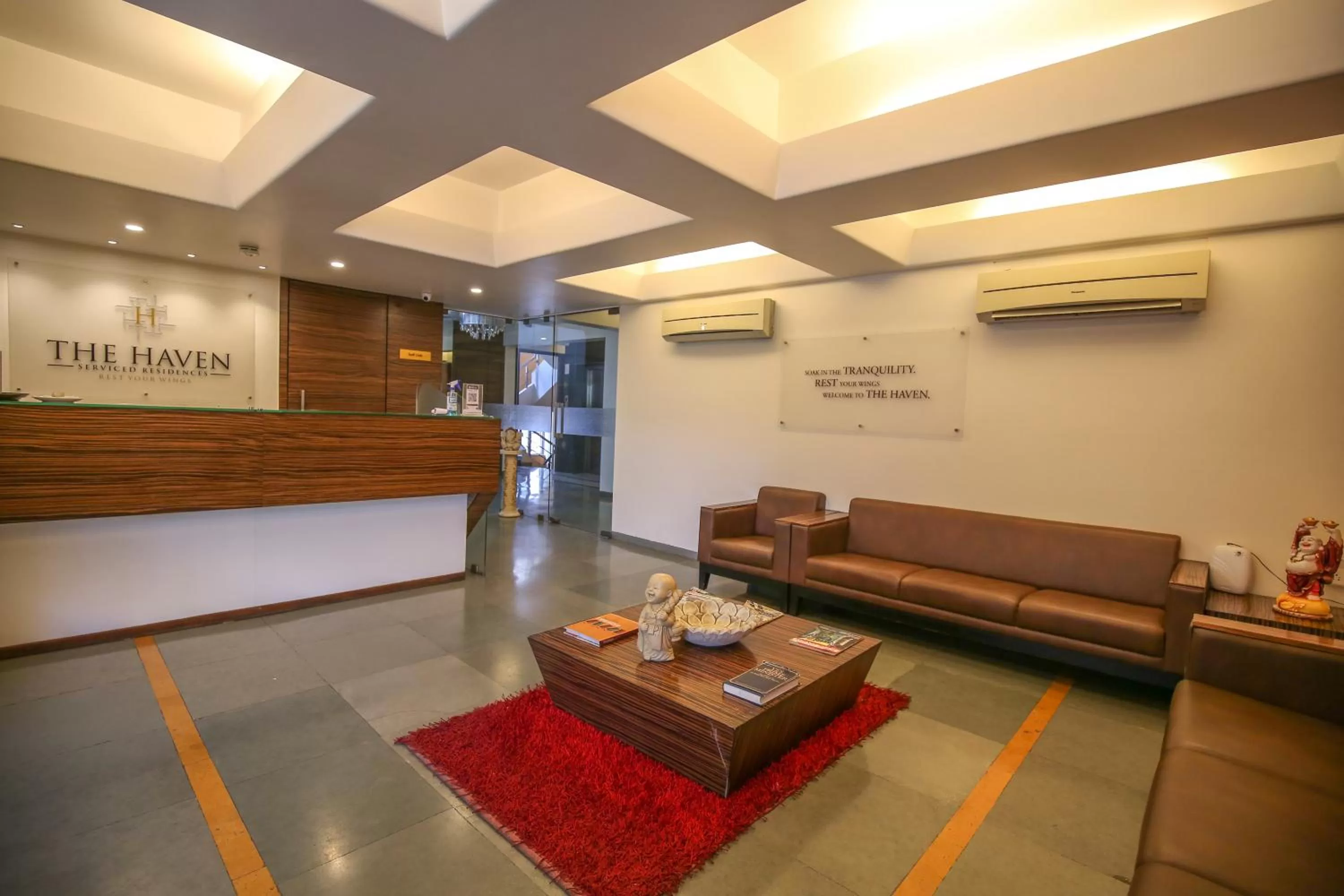 Lobby or reception in The Gold Haven