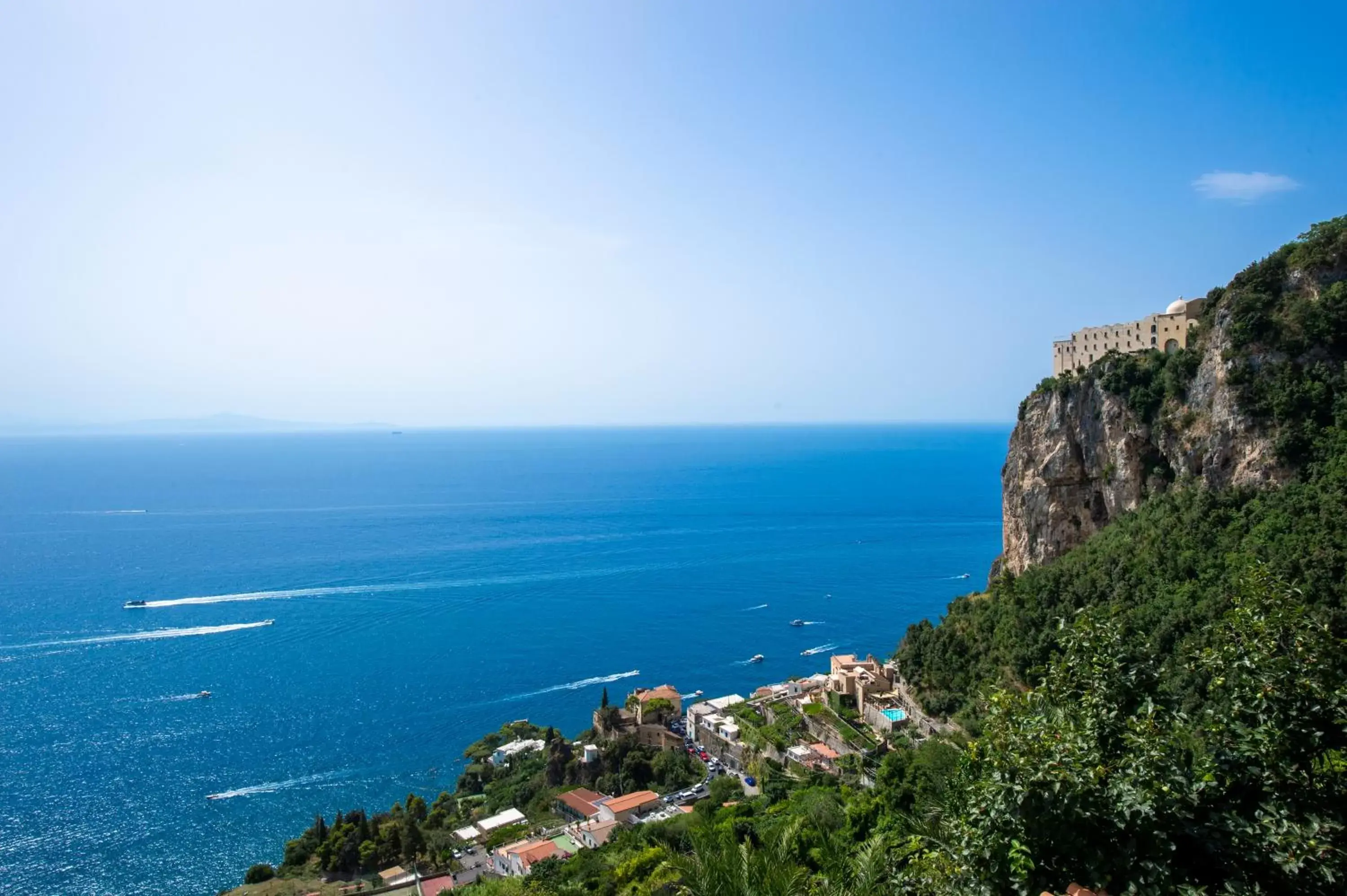 Natural landscape in Villa Foglia Amalfi