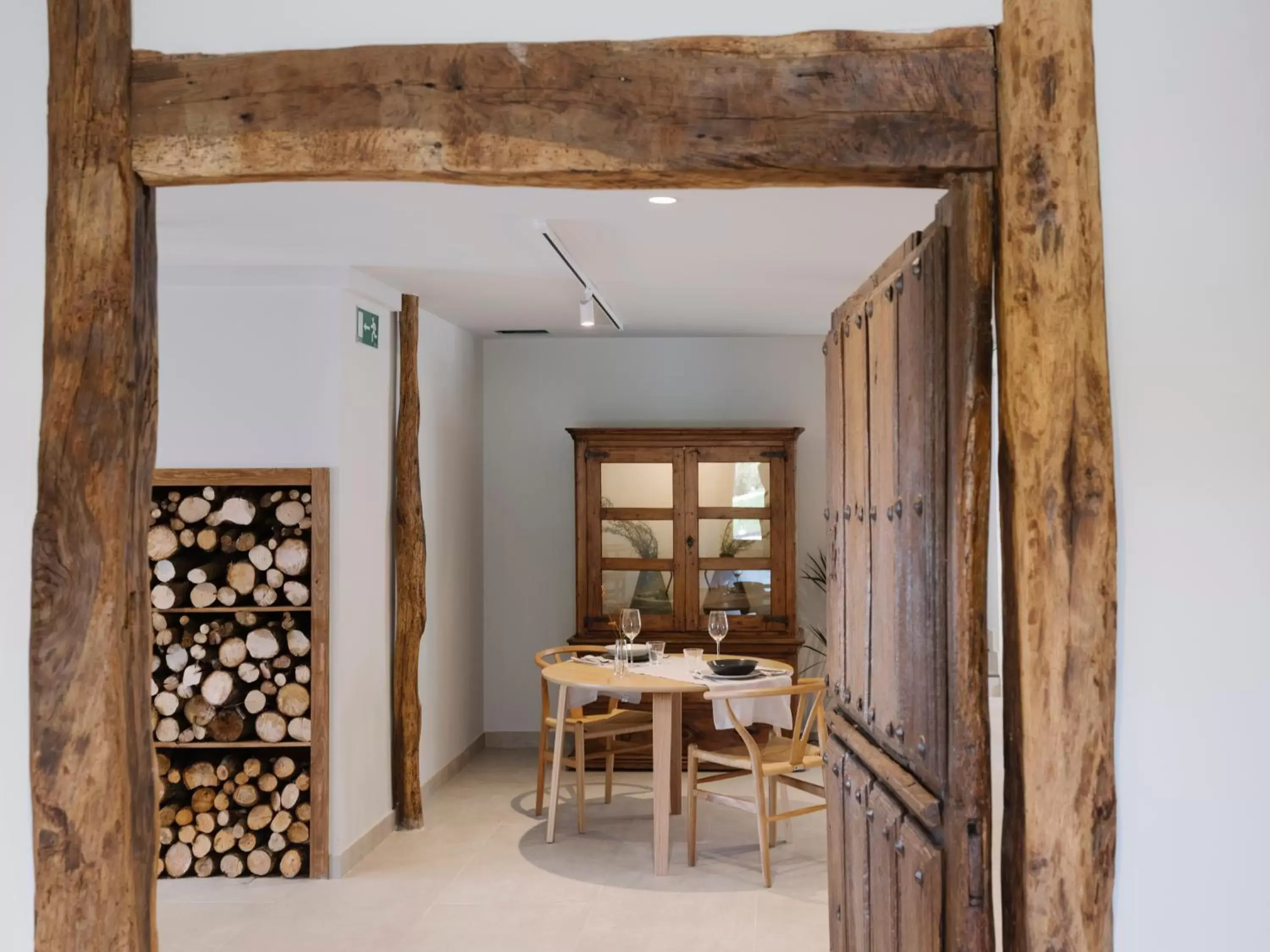 Dining area in Hotel Nafarrola