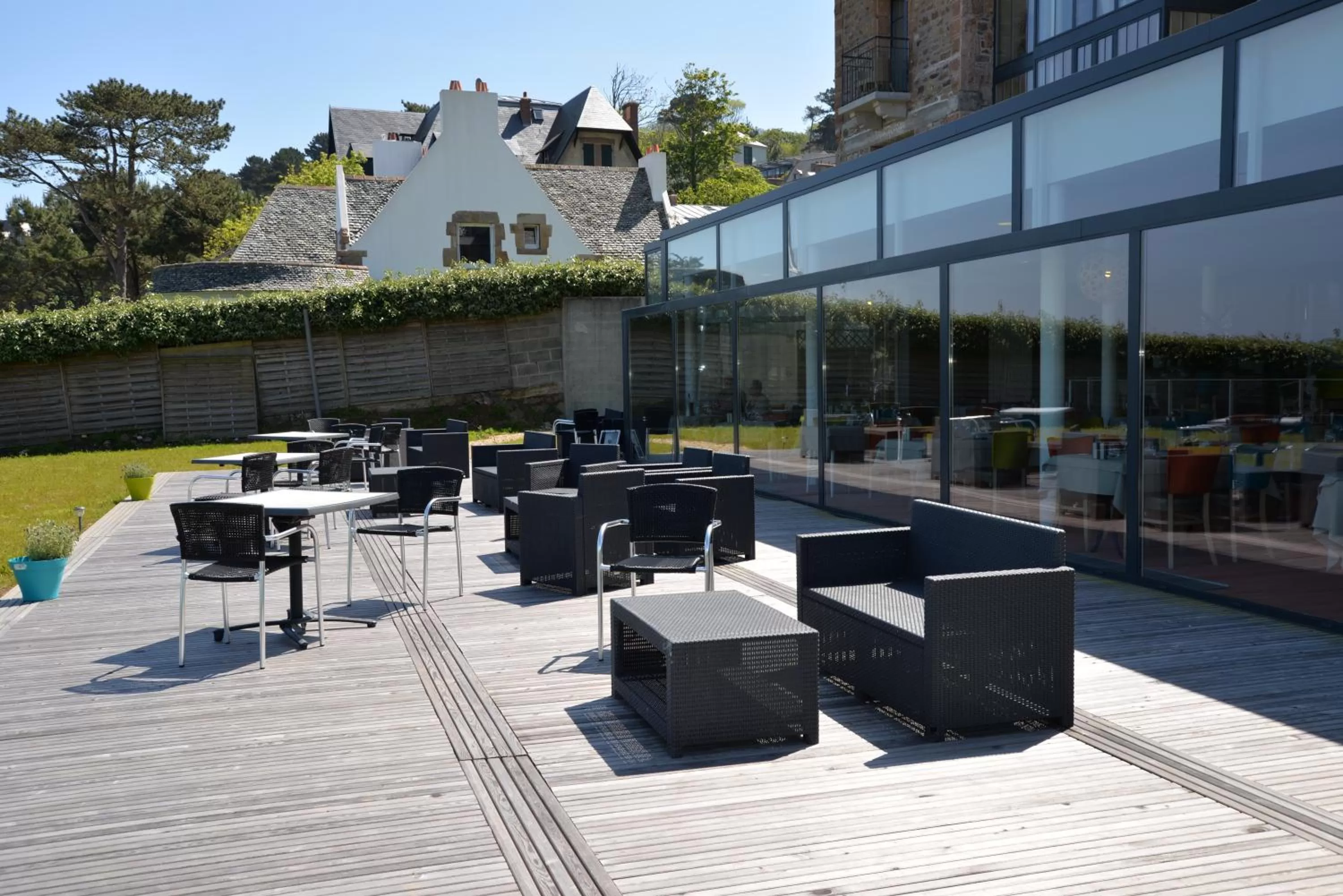 Facade/entrance in Logis Hôtel Ker Mor