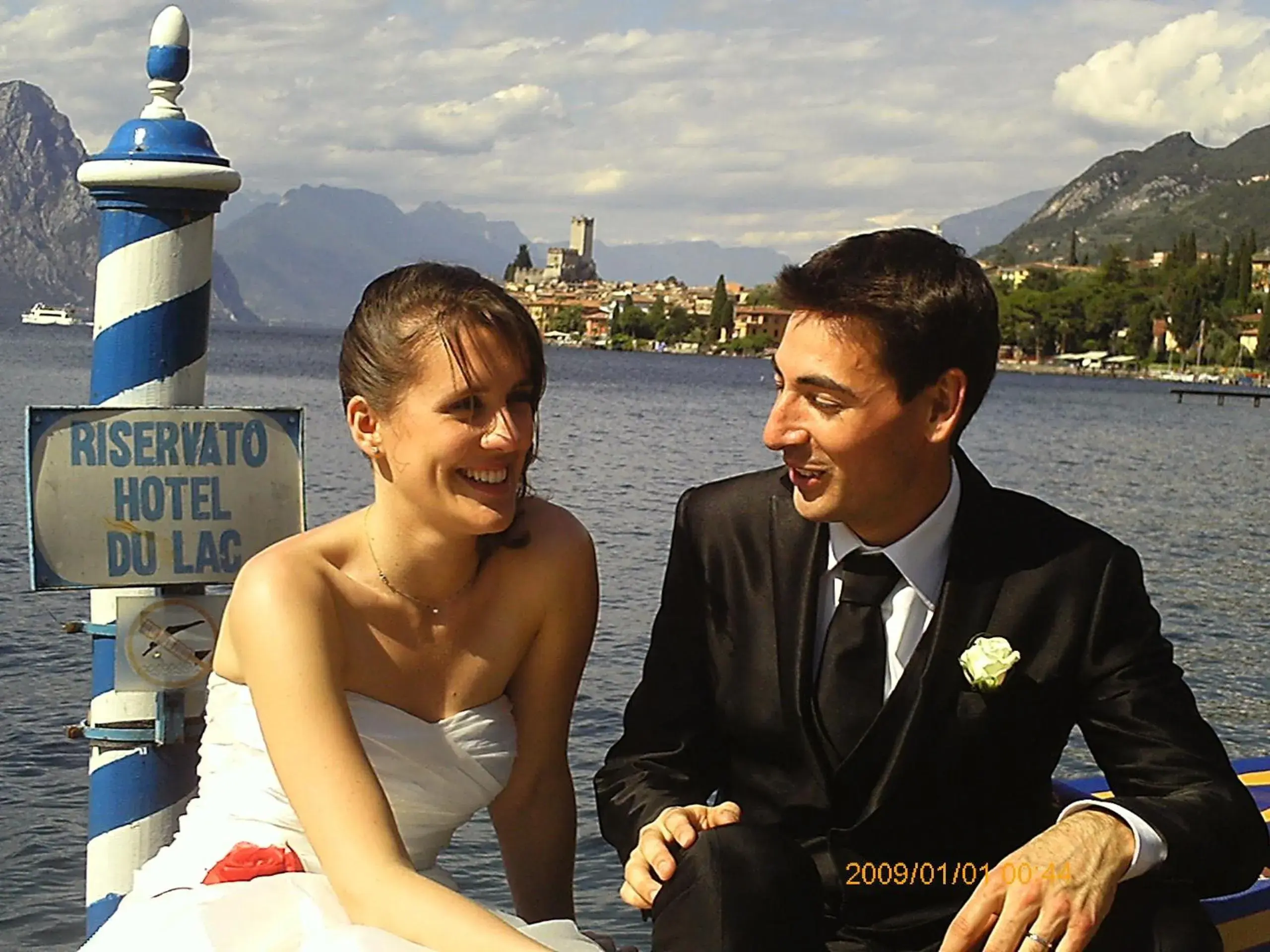 Guests in Beach Hotel Du Lac Malcesine