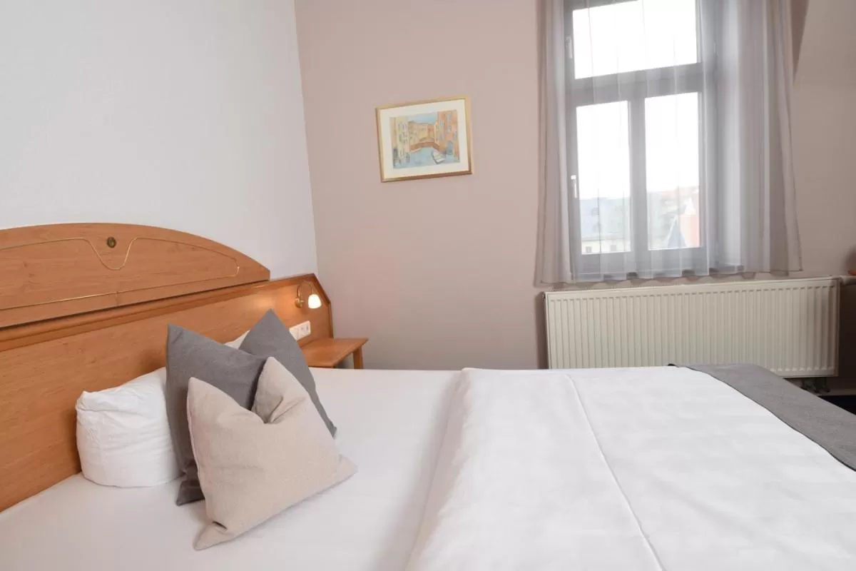 Bed in Hotel Anna Amalia