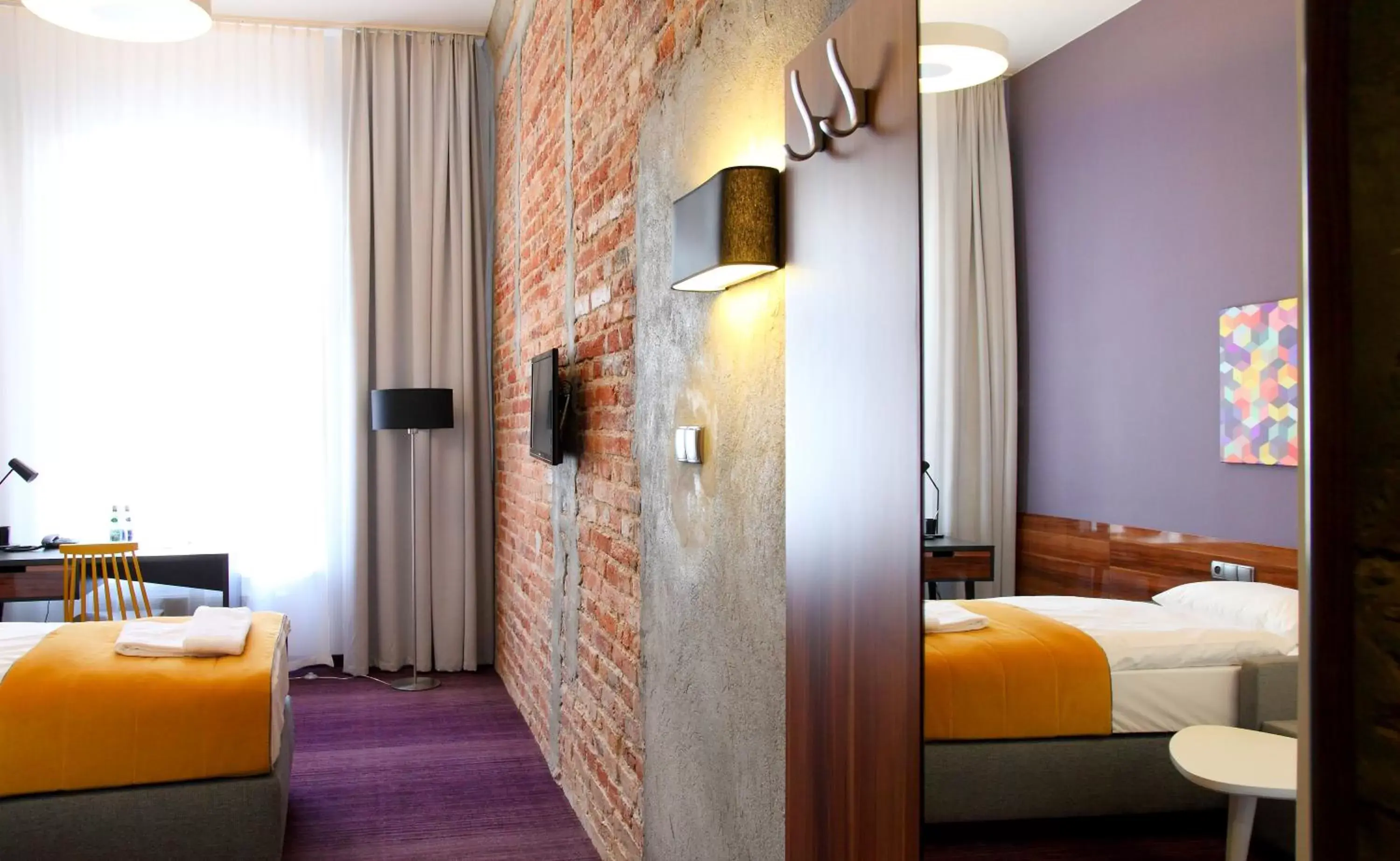Photo of the whole room, Bed in Hotel Tobaco Łódź