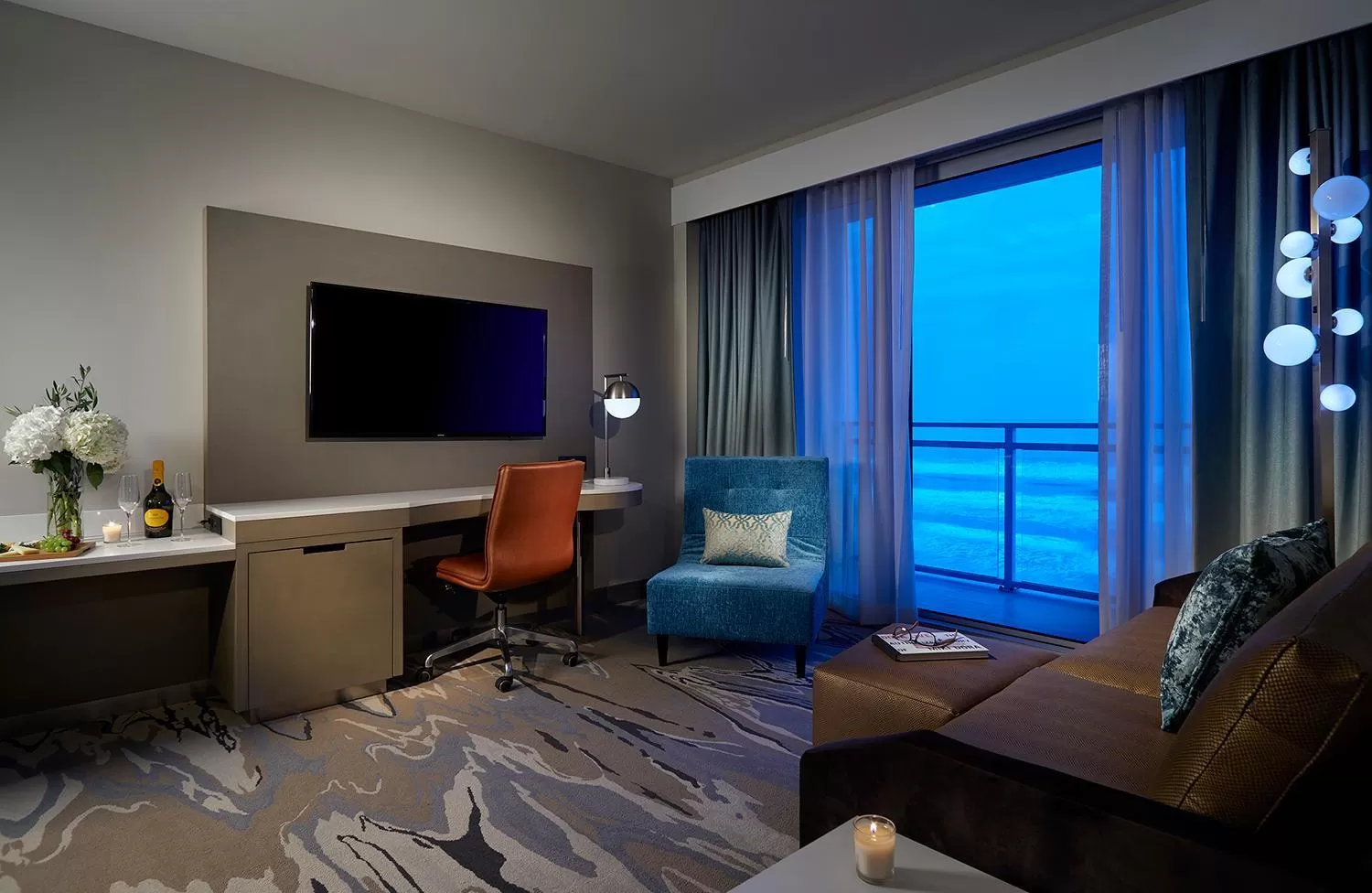 Living room in Hard Rock Hotel Daytona Beach